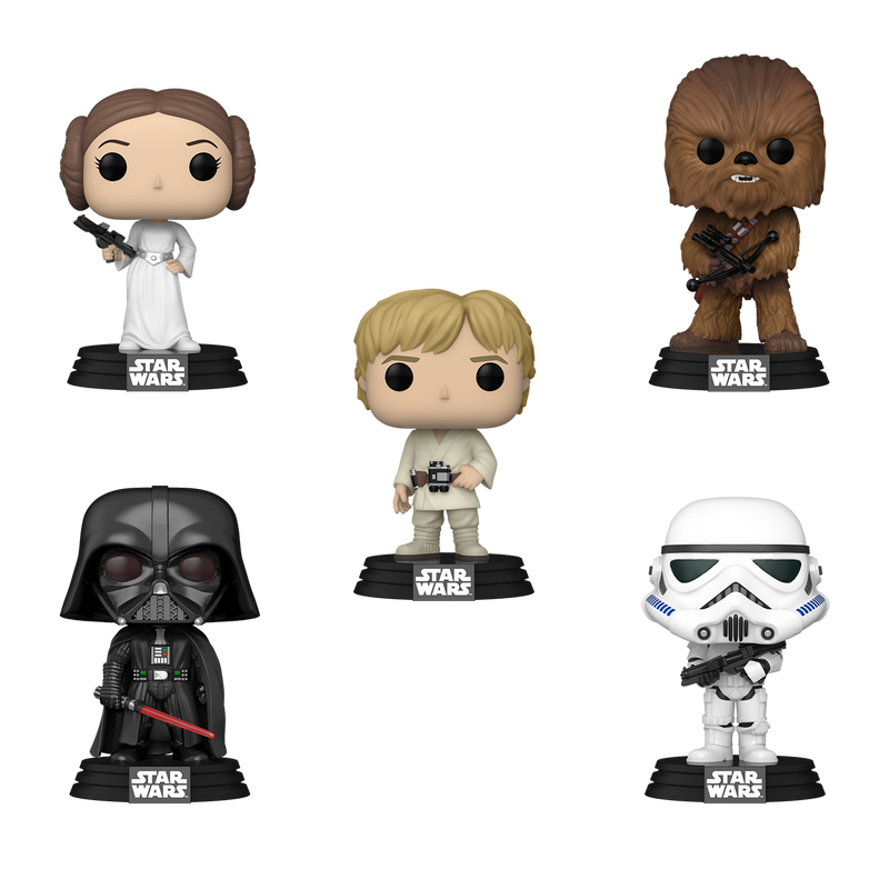 Funko Pop! Star Wars: Classic Characters 5-Pack