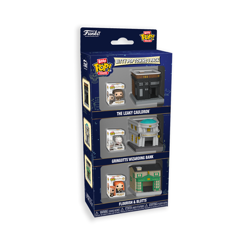 Funko Bitty Pop! Town: Harry Potter - Diagon Alley Series 1 3-Pack