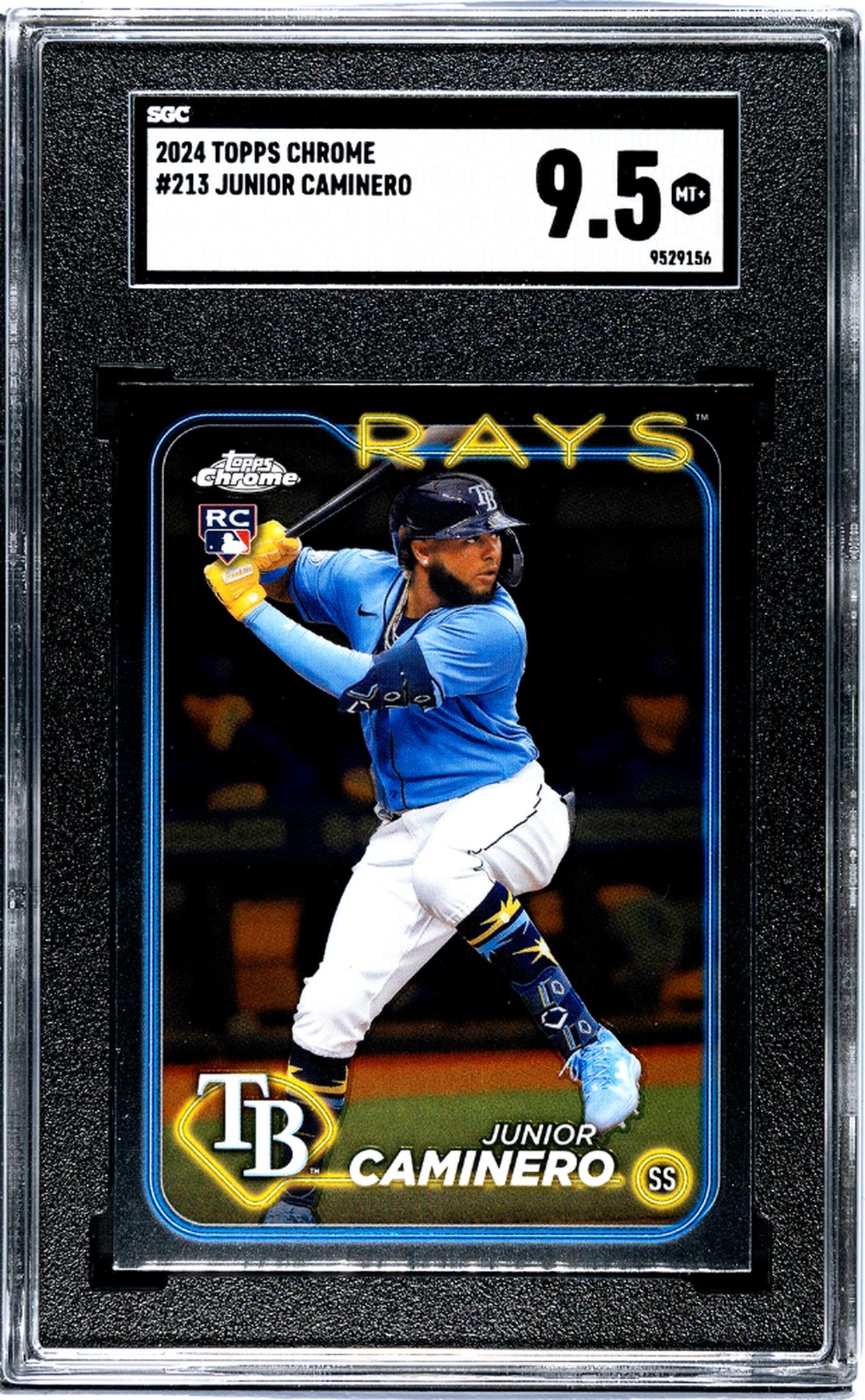 2024 Topps Chrome #213 Junior Caminero SGC 9.5