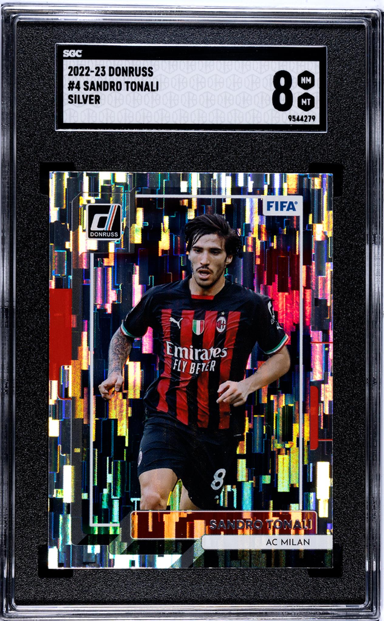 2022 Donruss #4 Sandro Tonali SGC 8