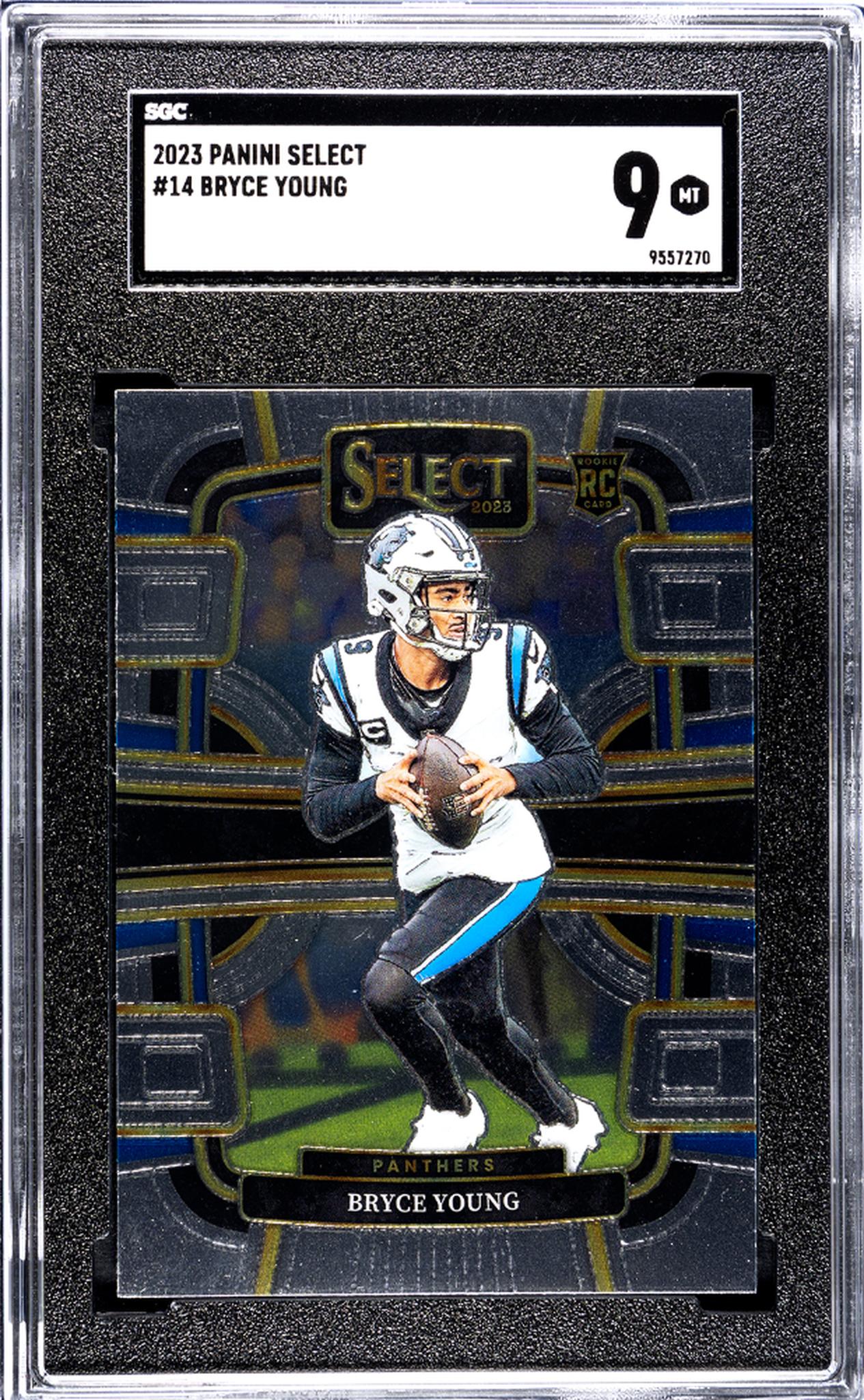 2023 Panini Select Concourse Bryce Young #14 RC SGC 9