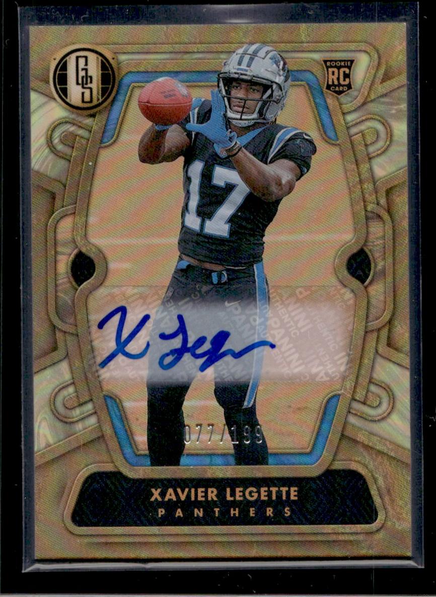 2024 Panini Gold Standard #125 Xavier Legette Rookie /199 Auto Panthers