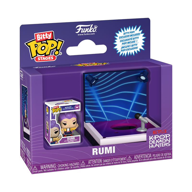 Funko Bitty Pop! Stages: KPop Demon Hunters - Rumi with How It's Done Stage