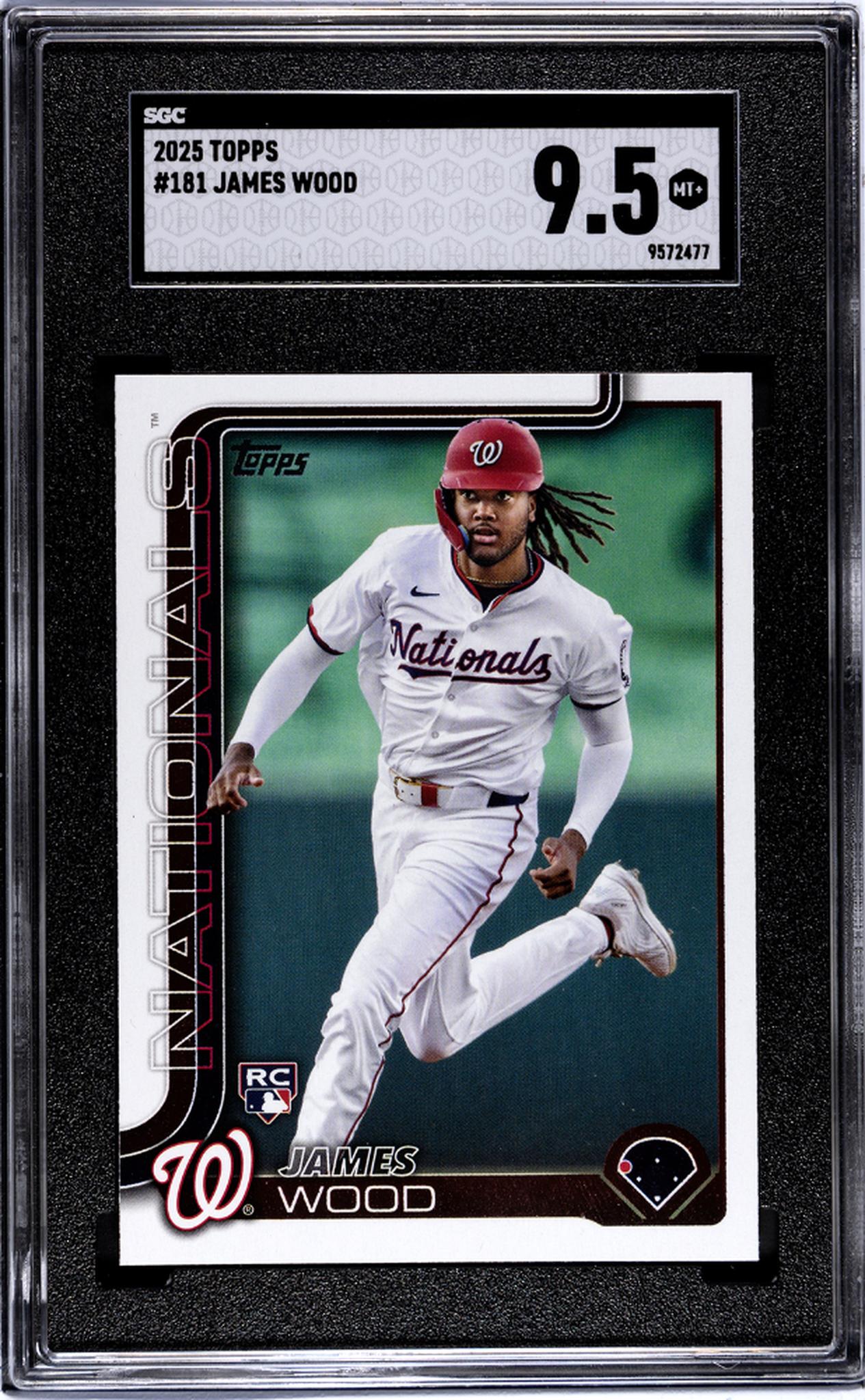 2025 Topps #181 James Wood SGC 9.5