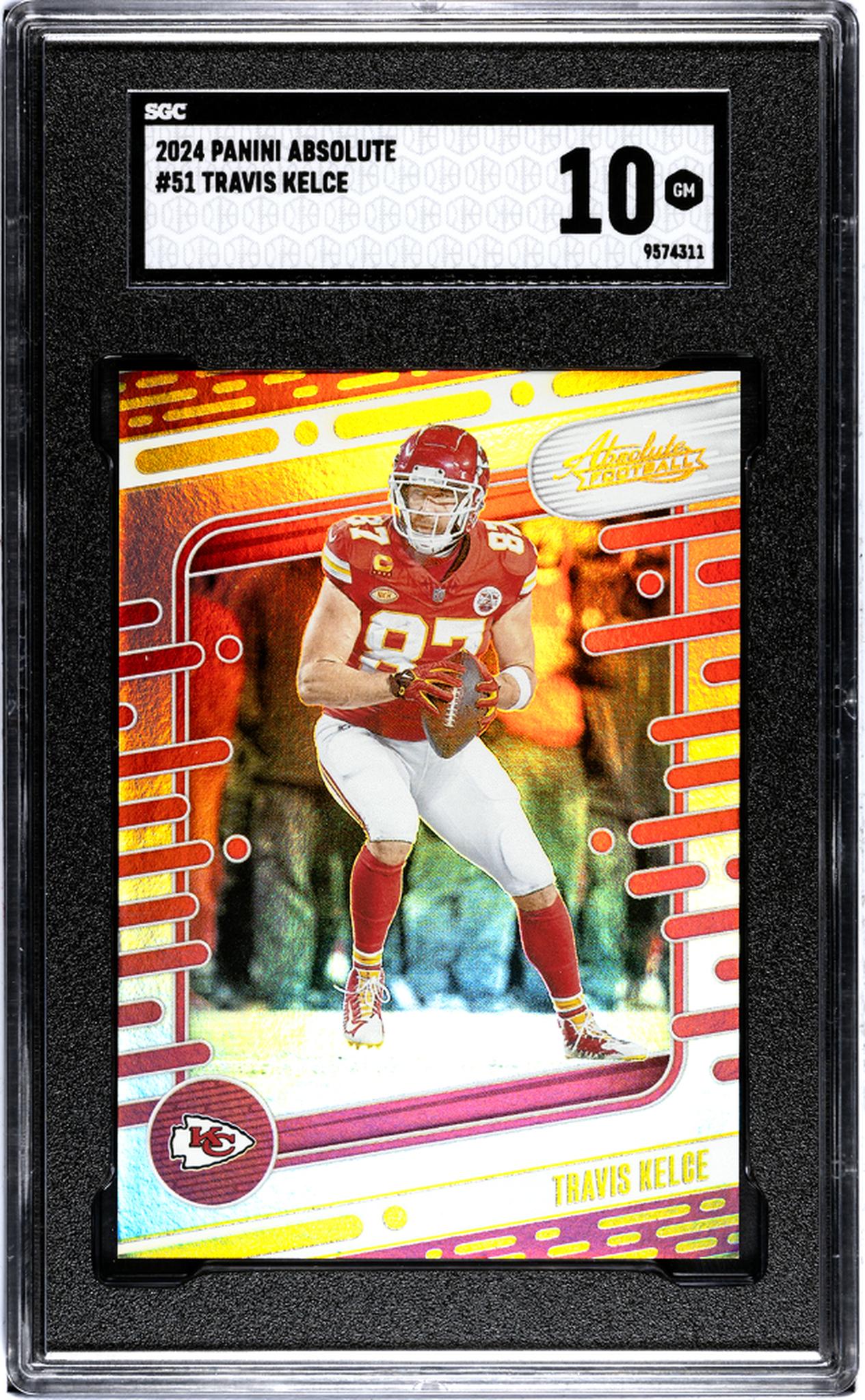 2024 Panini Absolute #51 Travis Kelce SGC 10