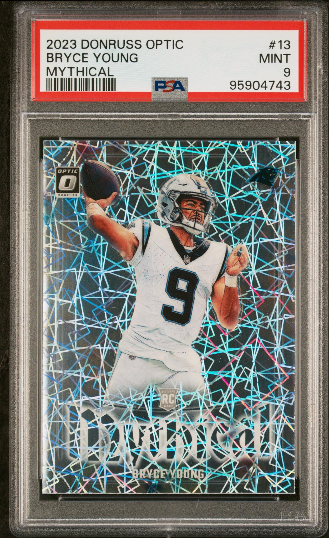 2023 Panini Donruss Optic Mythical Bryce Young #13 PSA 9