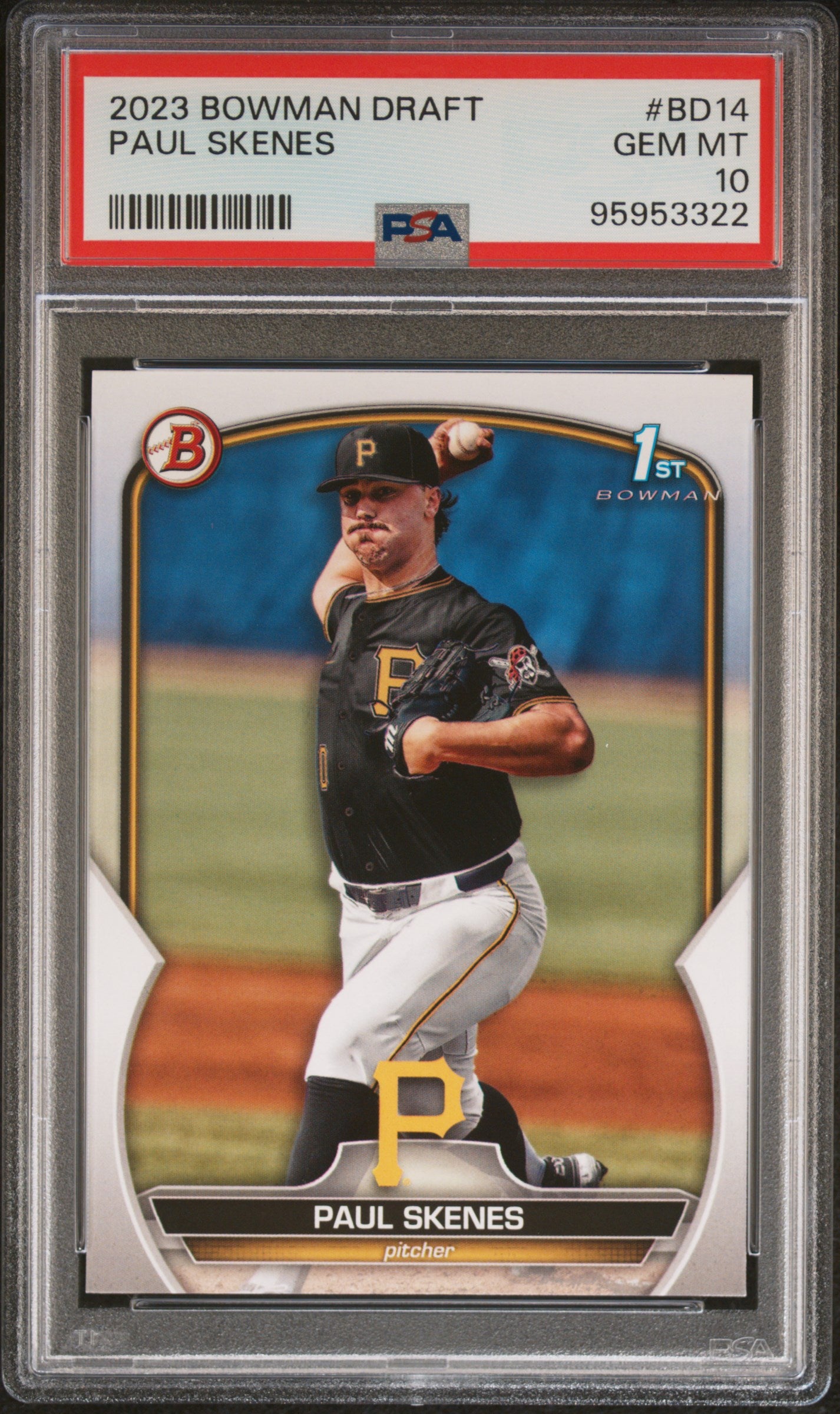 2023 Bowman Draft #BD14 Paul Skenes PSA 10