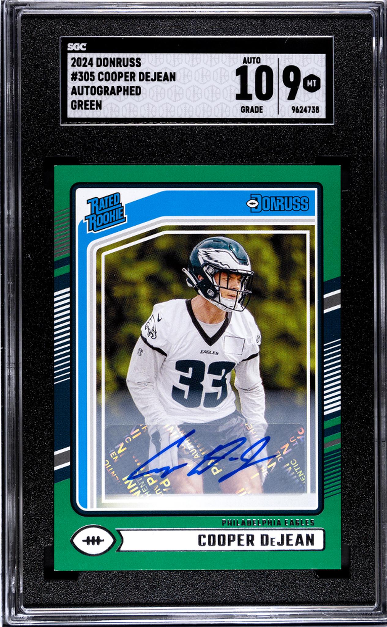 2024 Donruss #305 Cooper DeJean Rated Rookie SGC 9
