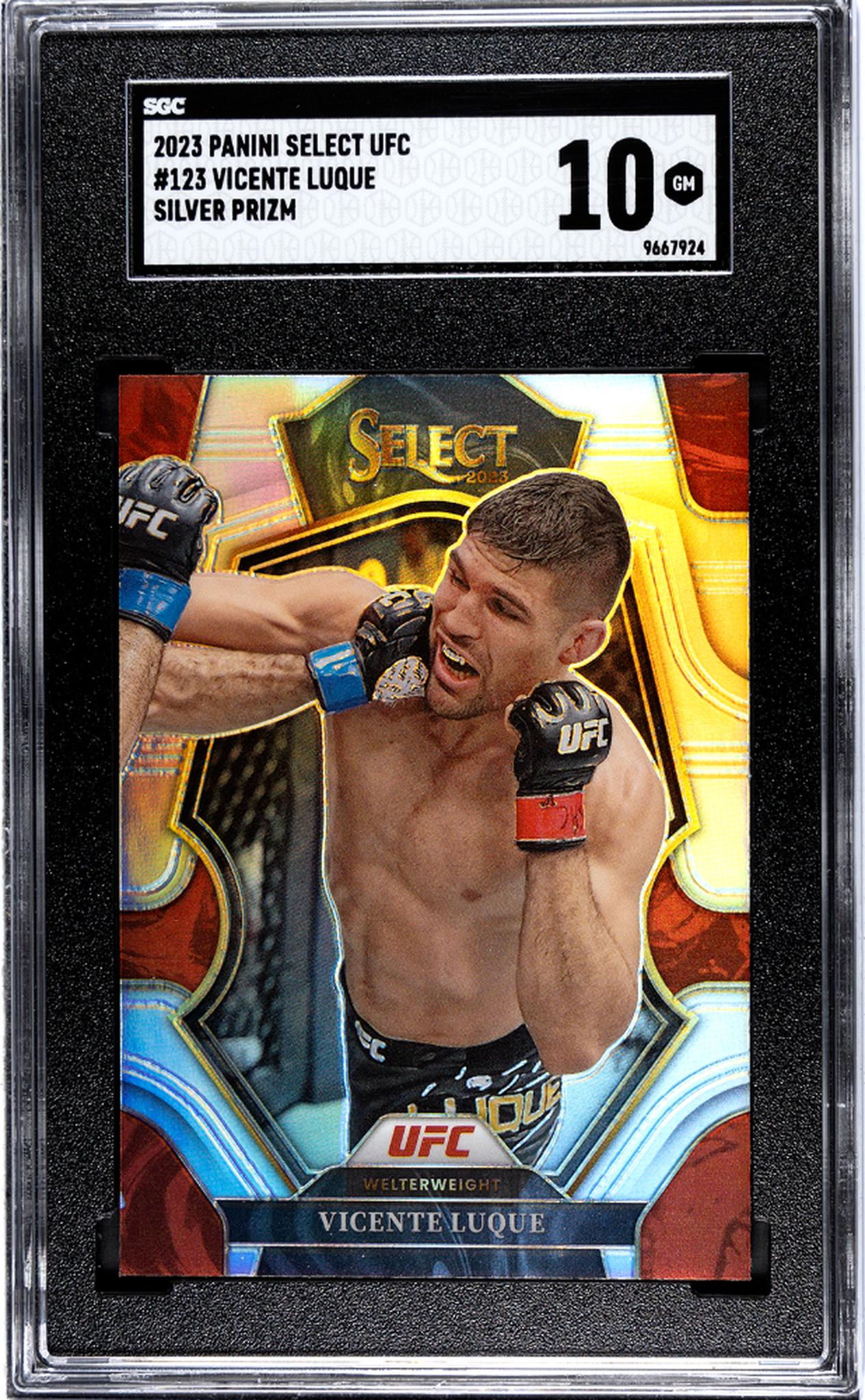 2023 Panini Select Silver Prizm Vicente Luque #123 SGC 10