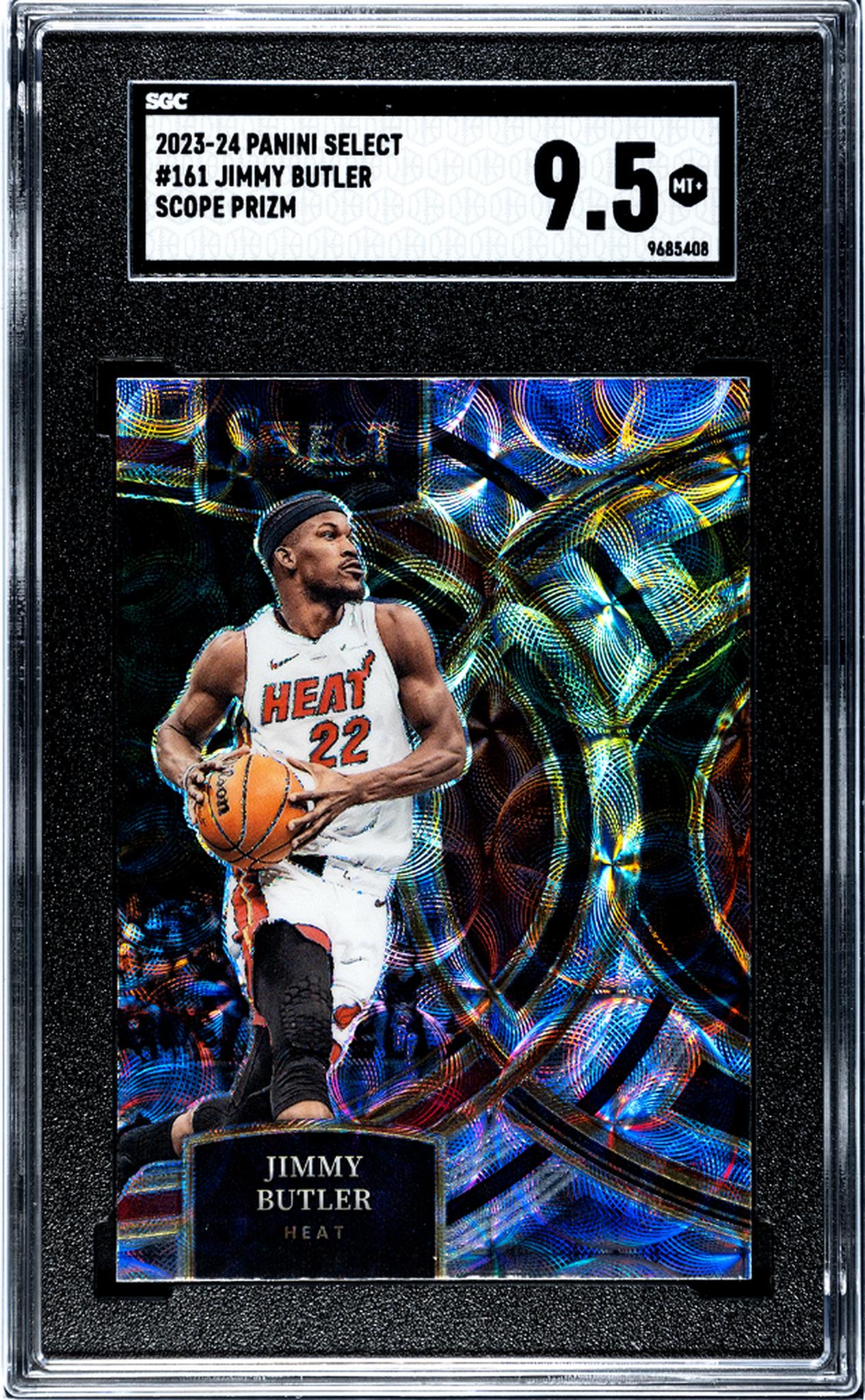 2023-24 Panini Select Scope Prizm Jimmy Butler #161 SGC 9.5