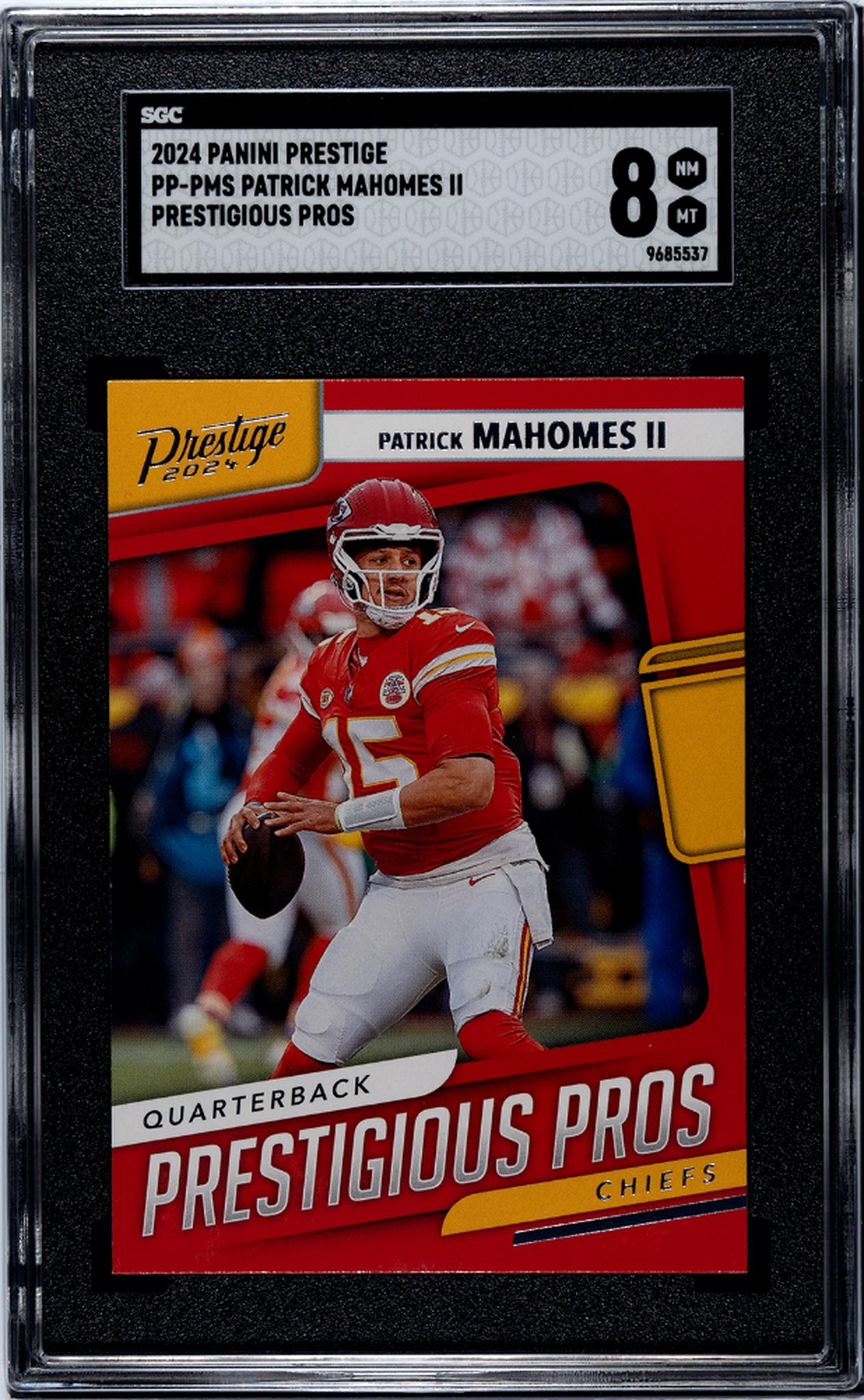 2024 Panini Prestige Prestigious Pros Patrick Mahomes II #PP-PMS SGC 8