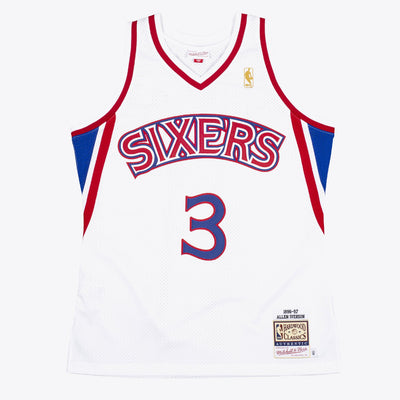Mitchell & Ness Allen Iverson White Philadelphia 76ers 1996/97 Authentic Jersey