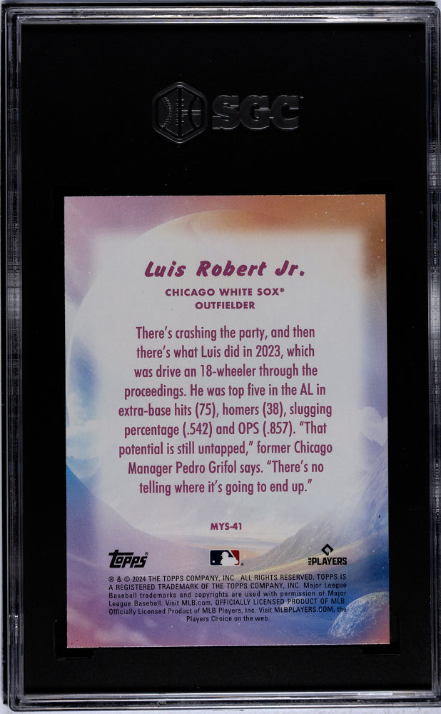 2024 Topps Update Mystical #MYS-41 Luis Robert Jr. SGC 10