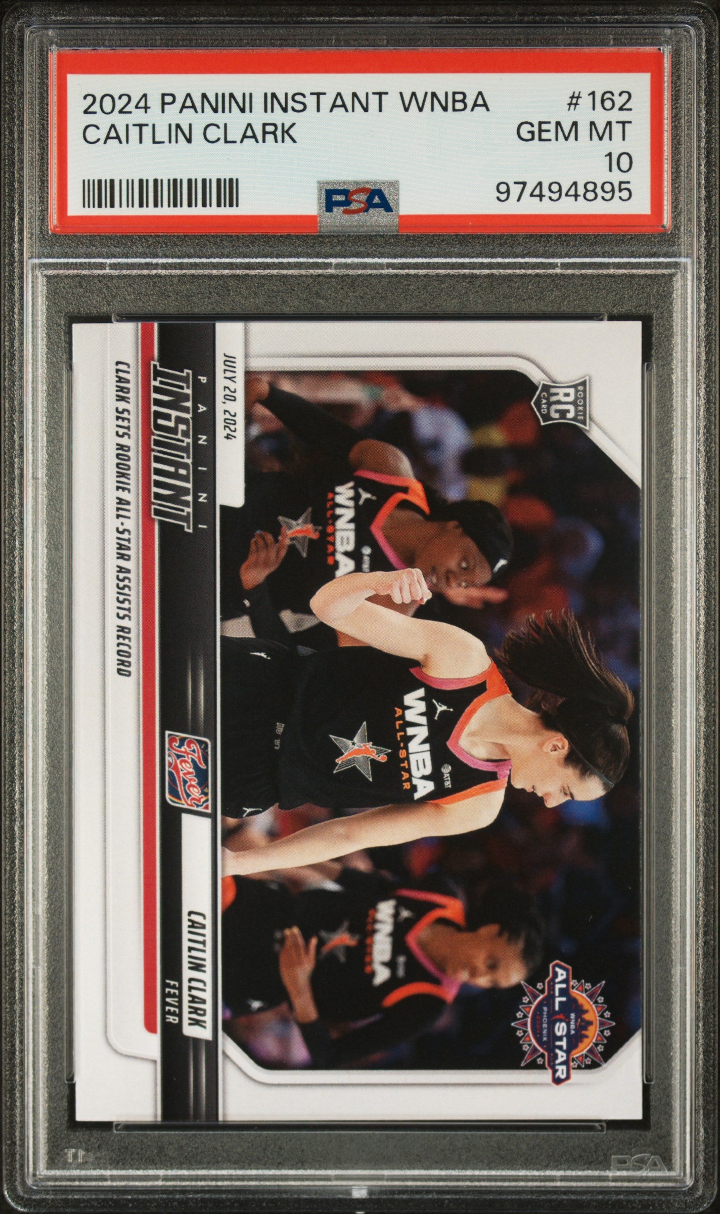 2024 Panini Instant WNBA Caitlin Clark #162 RC PSA 10