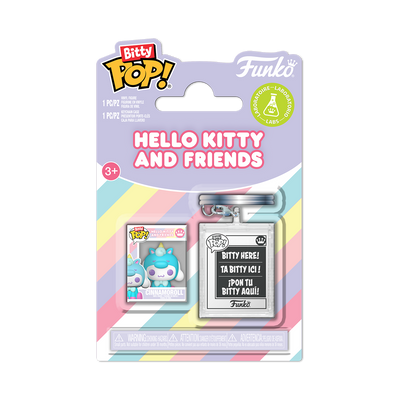 Funko Bitty Pop! Sanrio: Hello Kitty and Friends - Cinnamoroll (Unicorn) & Keychain