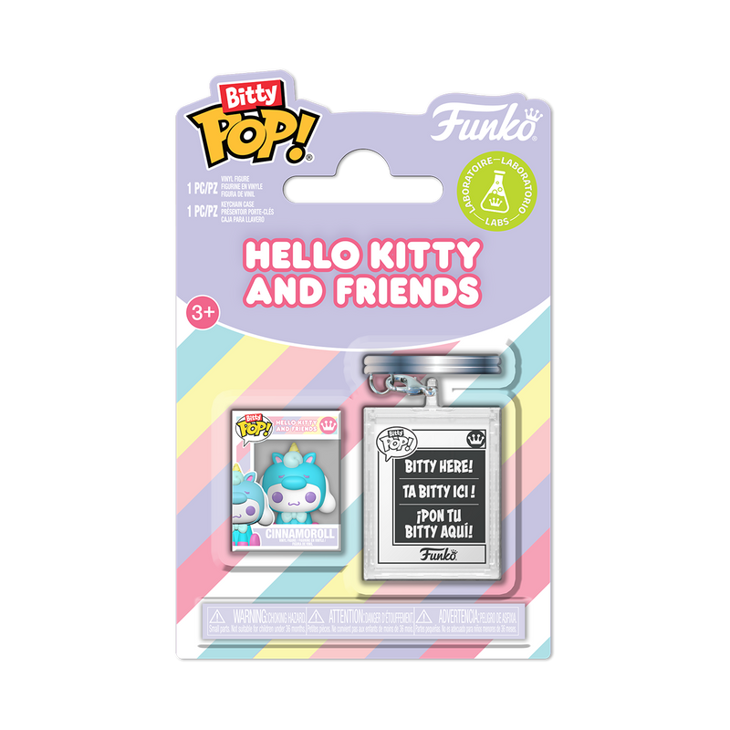 Funko Bitty Pop! Sanrio: Hello Kitty and Friends - Cinnamoroll (Unicorn) & Keychain