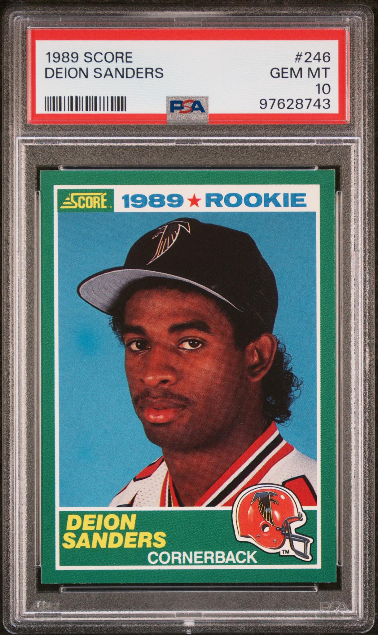 1989 Score Rookie Deion Sanders #246 PSA 10
