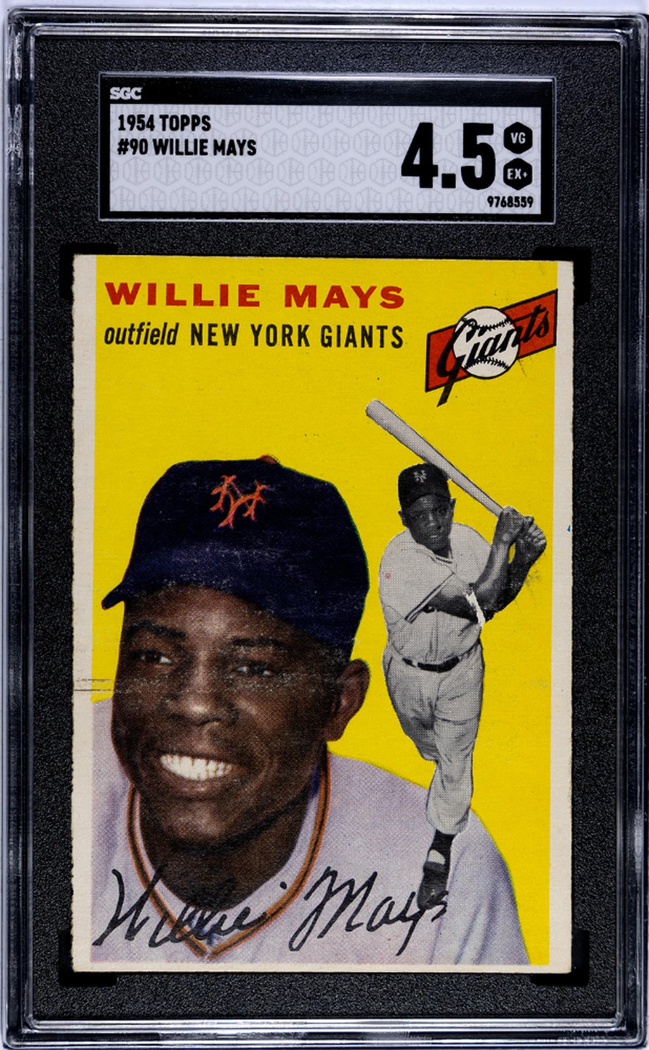1954 Topps #90 Willie Mays SGC 4.5