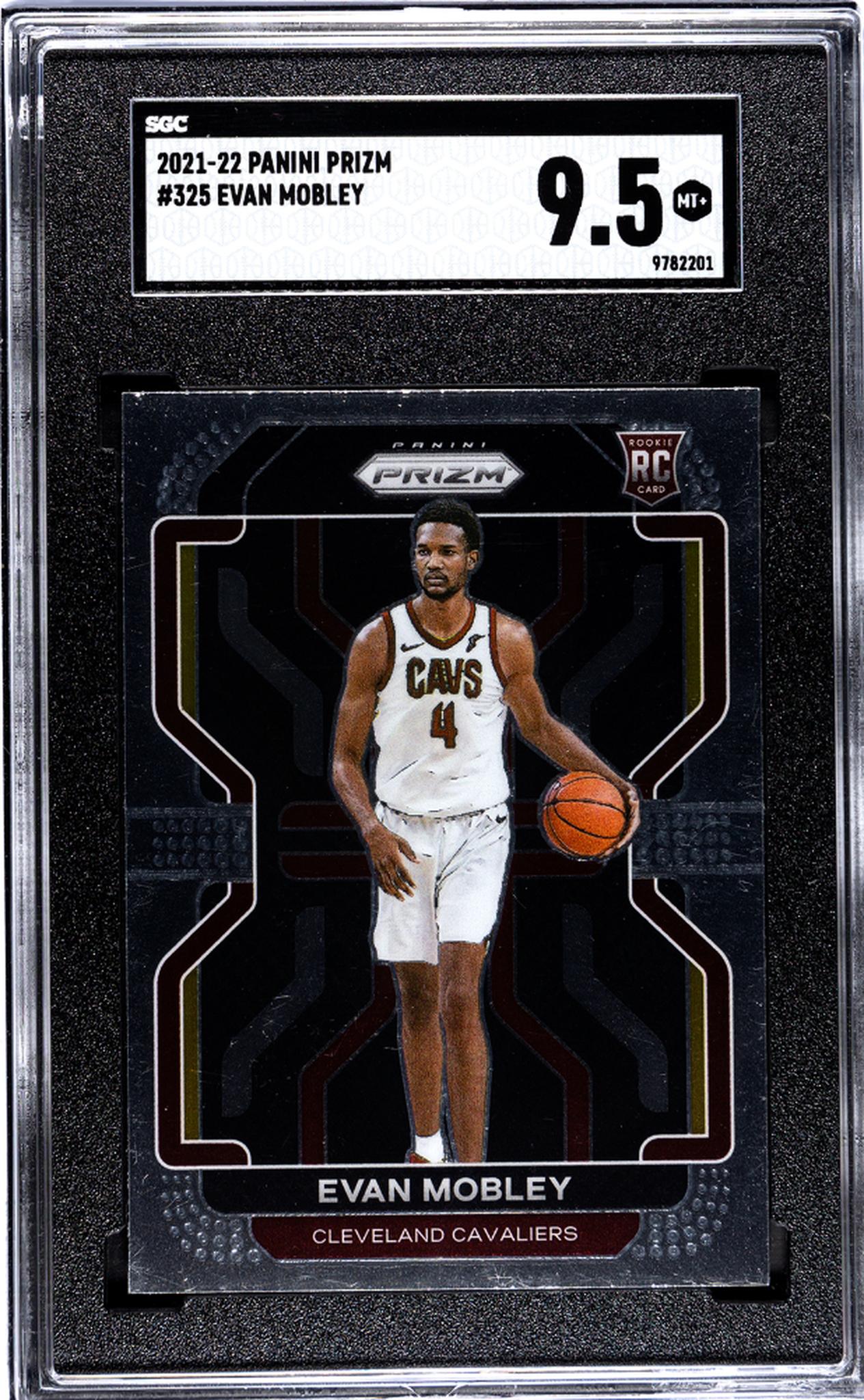 2021-22 Panini Prizm #325 Evan Mobley SGC 9.5