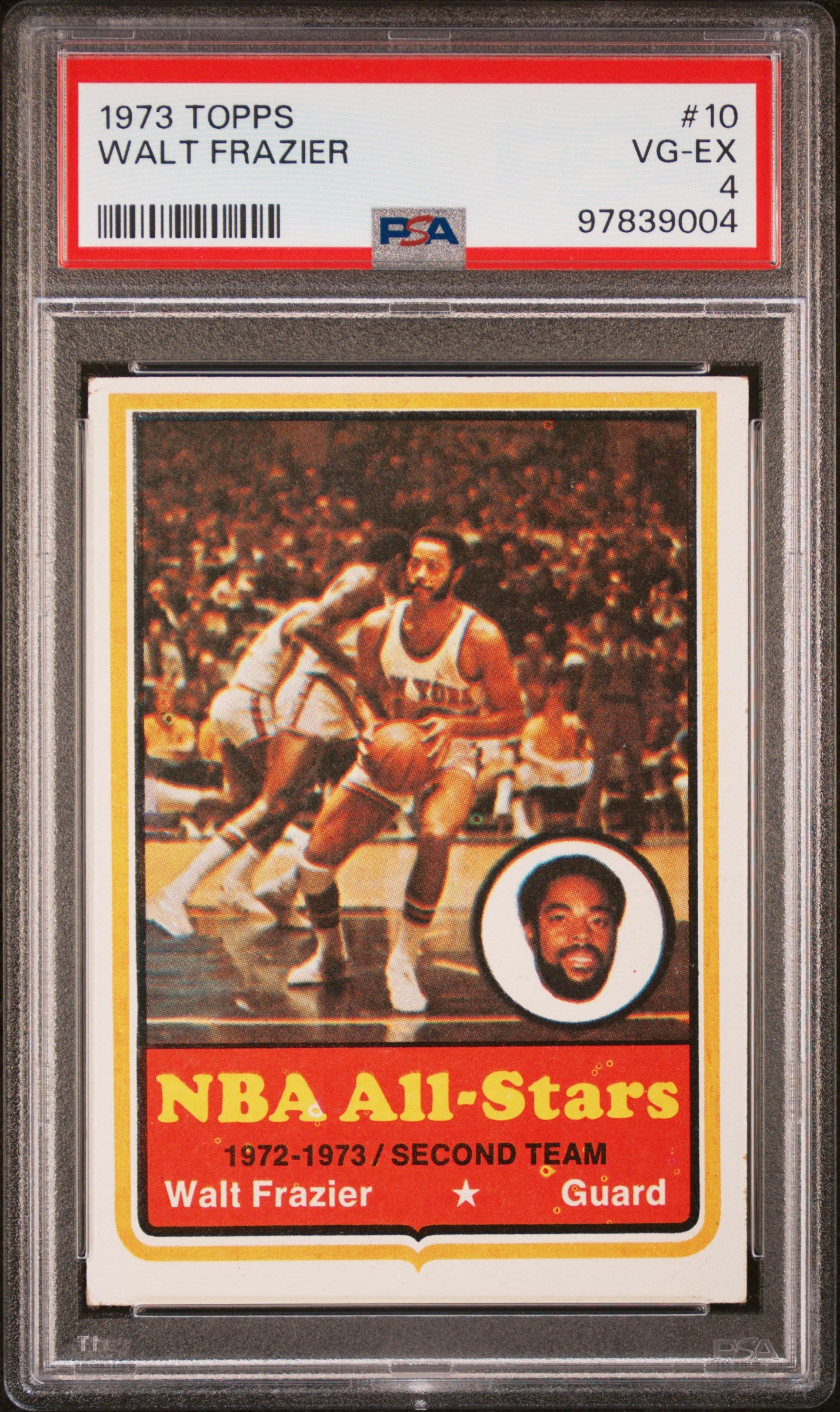 1973 Topps NBA All-Stars Walt Frazier #10 PSA 4