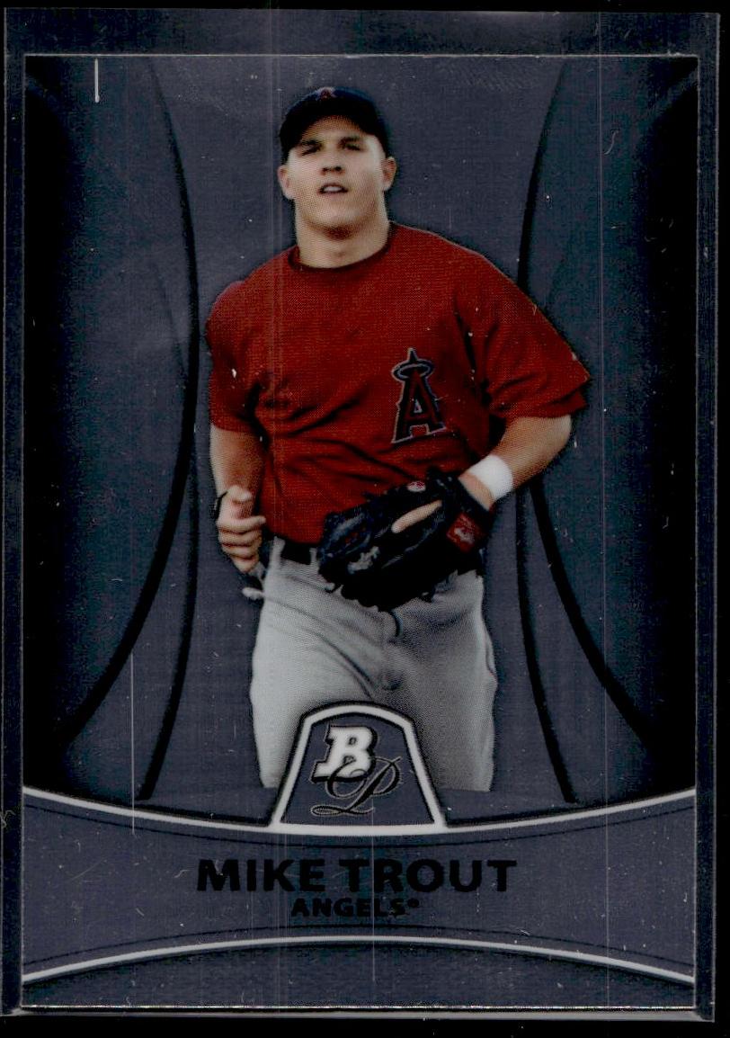 2010 Bowman #PP5 Mike Trout Platinum Report Rookie RC 