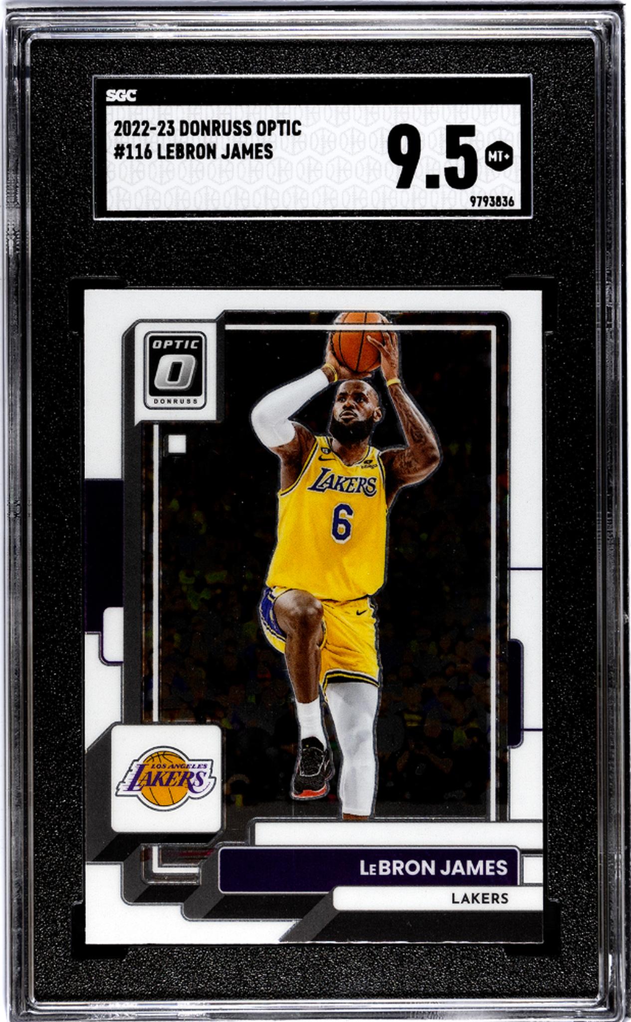2022-23 Donruss Optic #116 Lebron James SGC 9.5