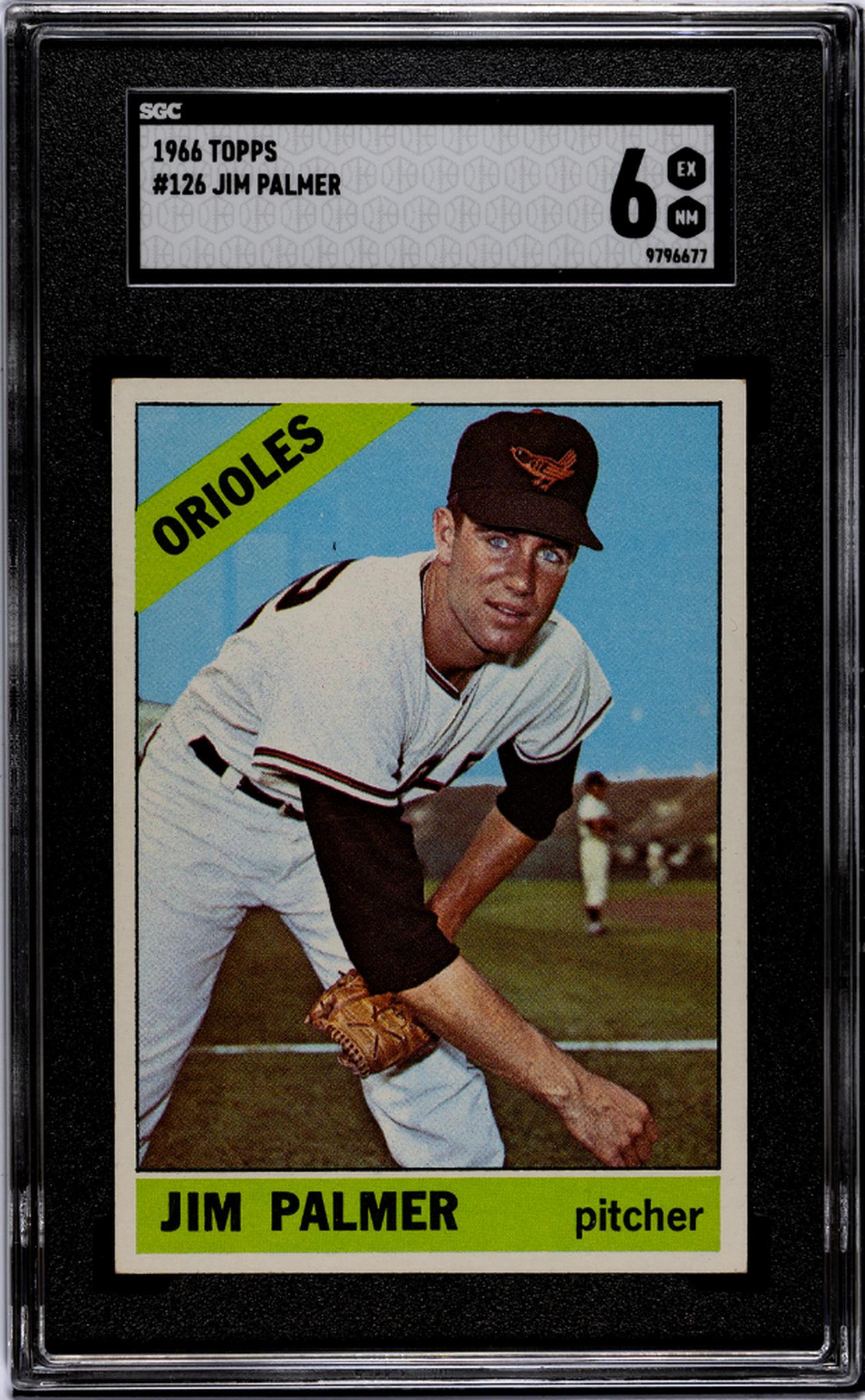 1966 Topps #126 Jim Palmer SGC 6
