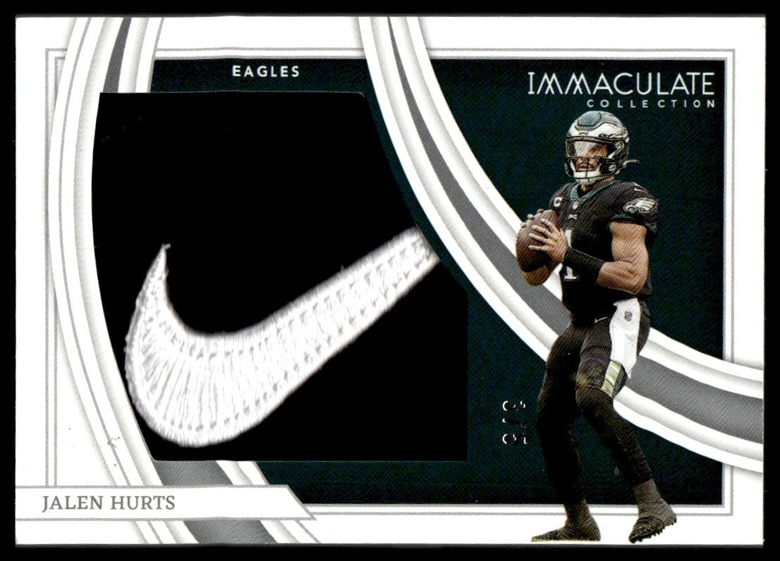 2022 Panini Immaculate Collection IL-JHU Jalen Hurts Insignias /5 Eagles