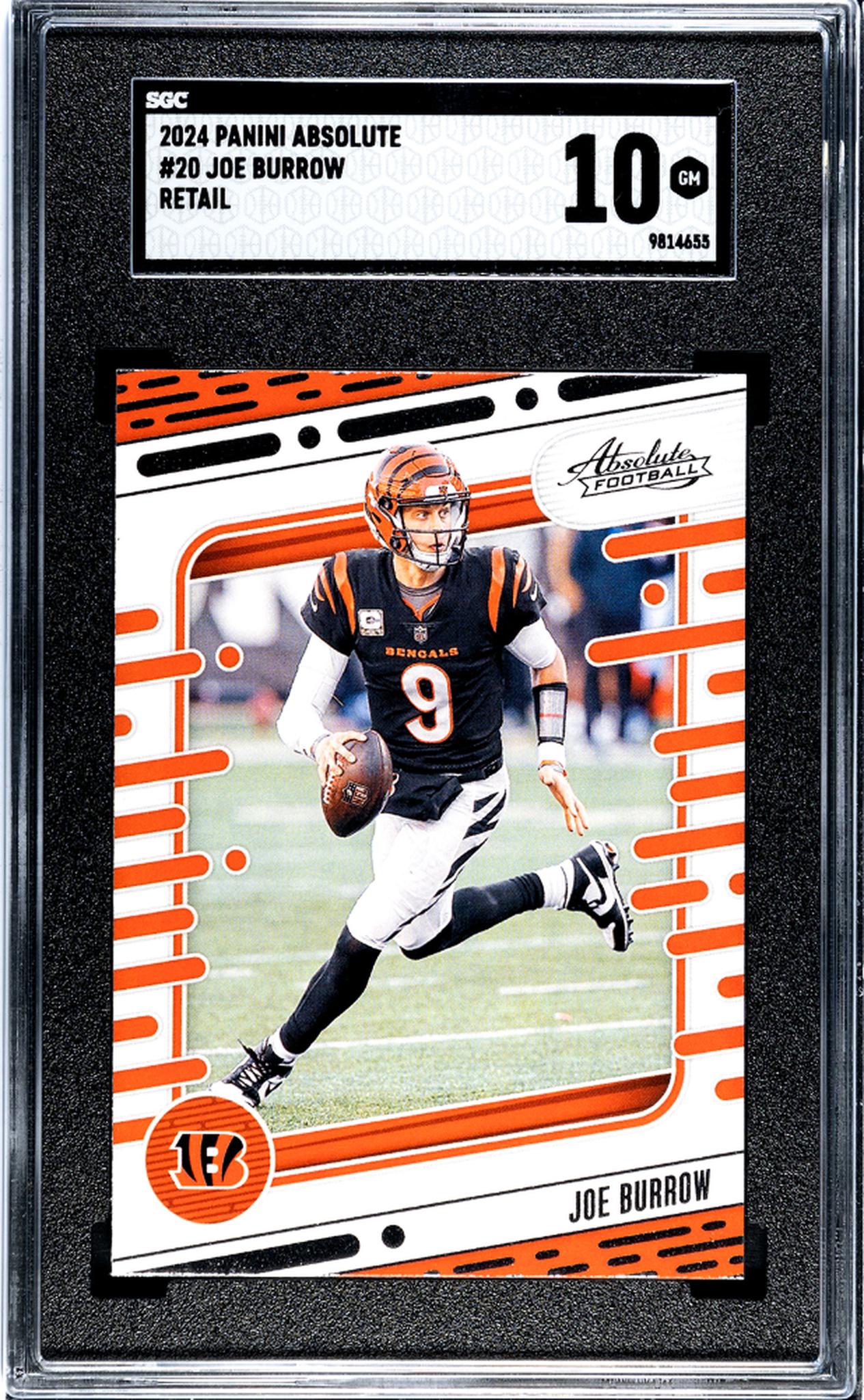 2024 Panini Absolute #20 Joe Burrow Retail SGC 10