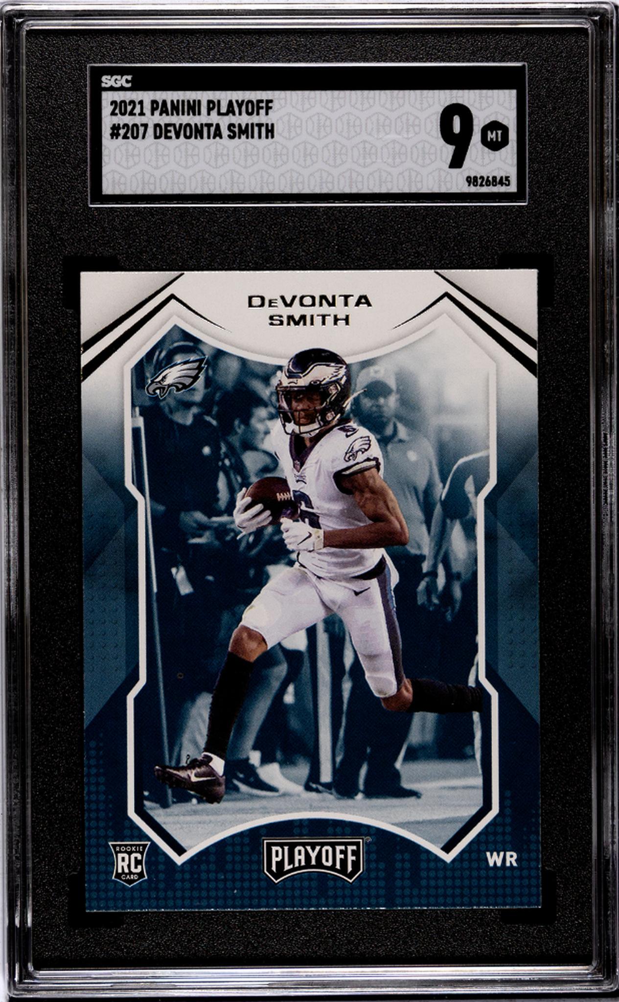 2021 Panini Playoff #207 DeVonta Smith  Rookie  SGC 9