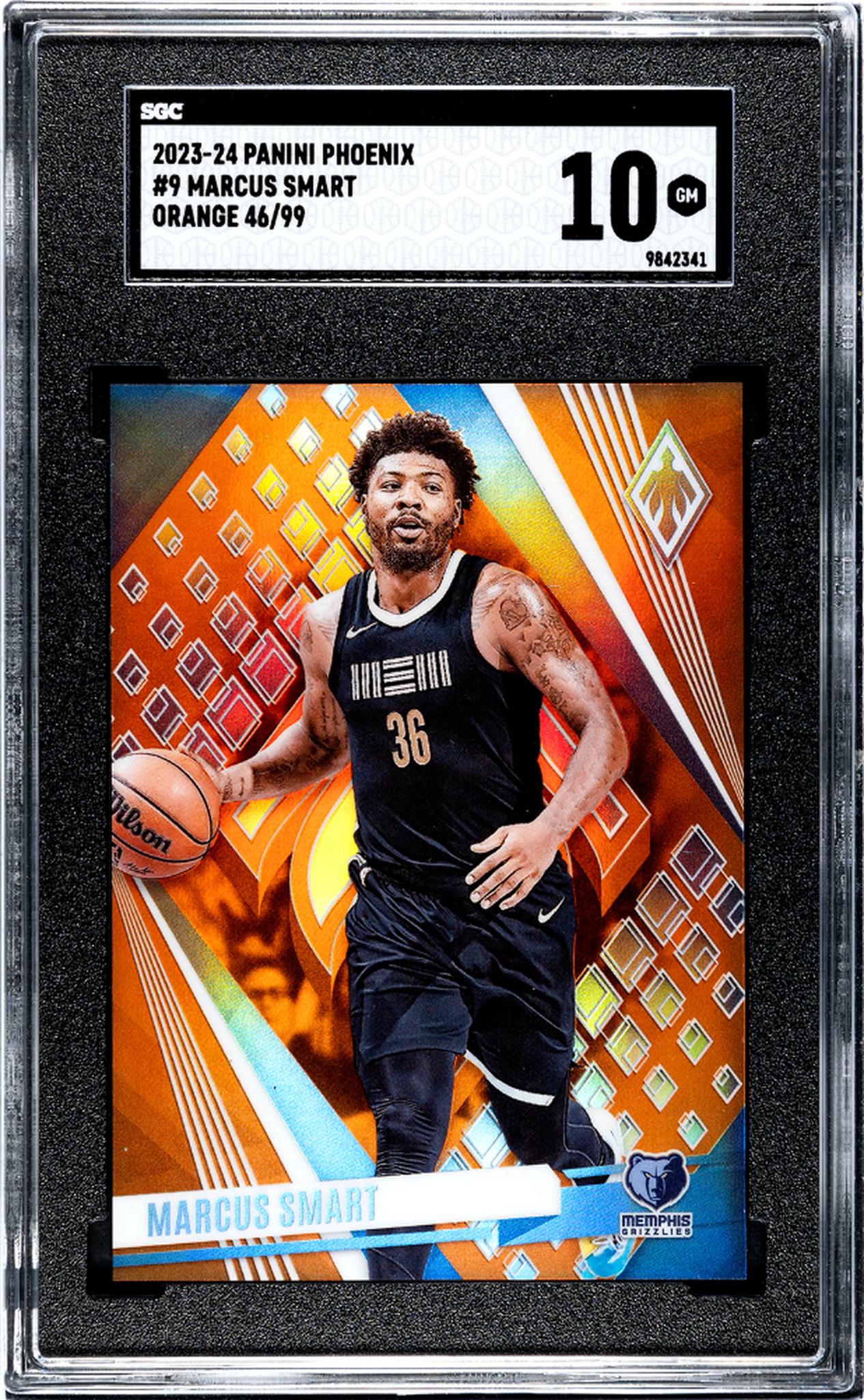 2023 Panini Phoenix #9 Marcus Smart Orange /99 SGC 10