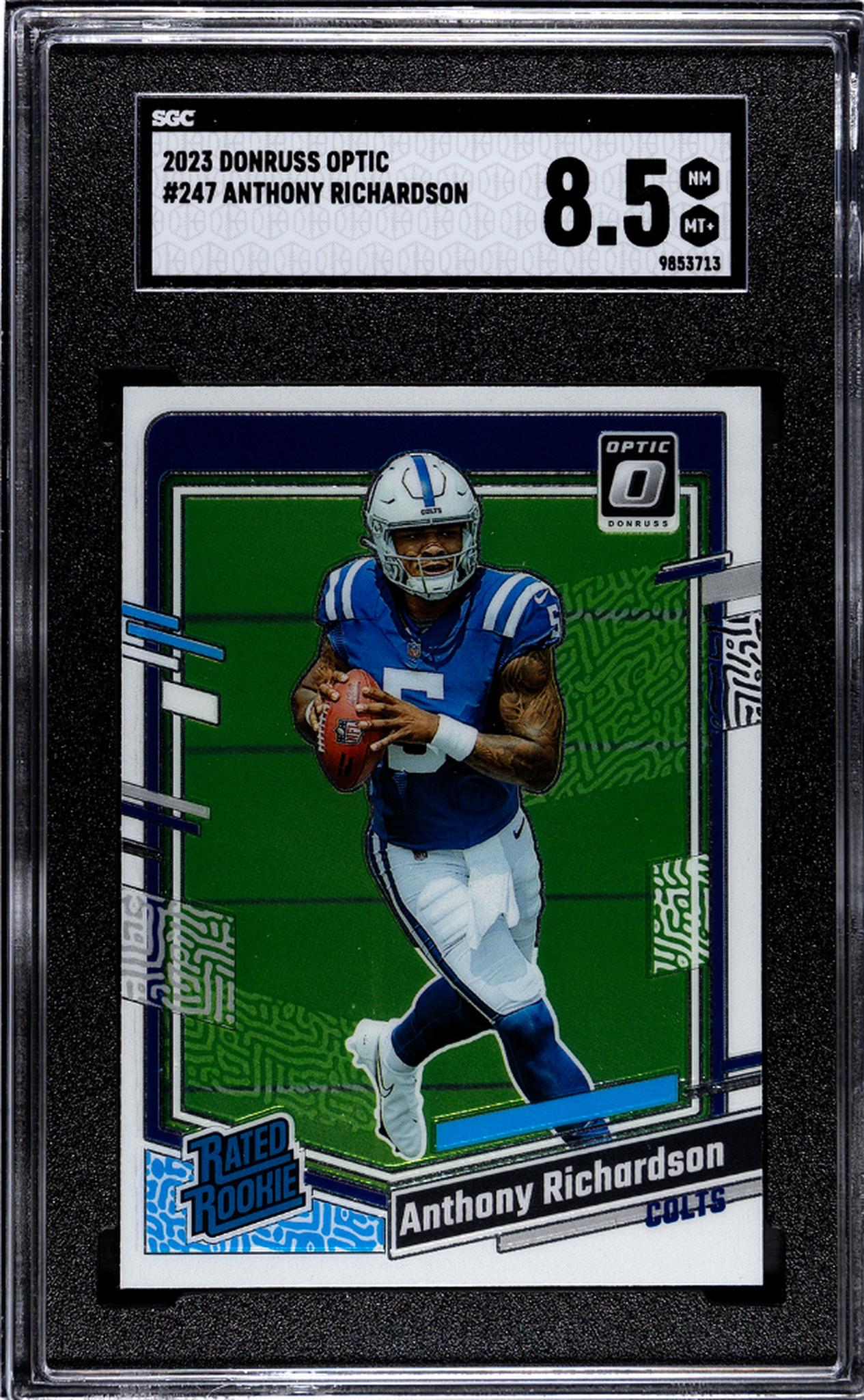 2023 Panini Donruss Optic #247 Anthony Richardson  SGC 8.5