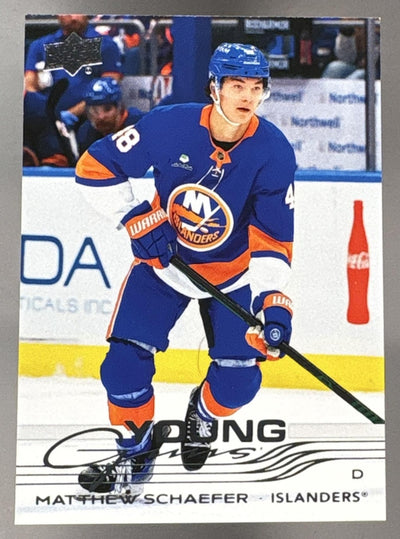 2025-26 Upper Deck Young Guns Matthew Schaefer #451