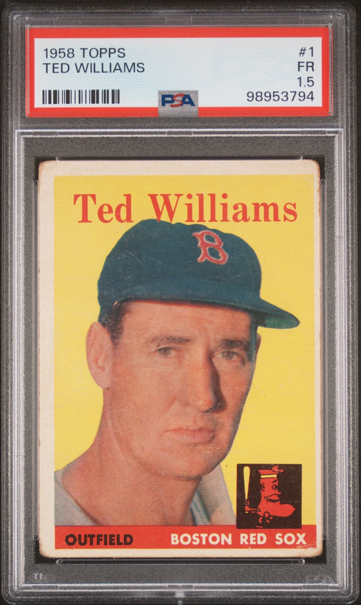 1958 Topps #1 Ted Williams PSA 1