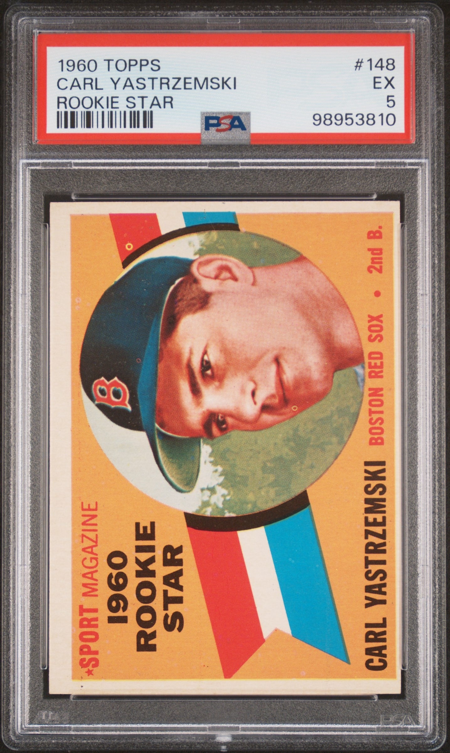 1960 Topps #148 Carl Yastrzemski Rookie Star PSA 5