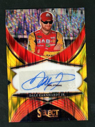 2025 Panini Select Dale Earnhardt Jr. Legendary Signatures Gold Flash /10