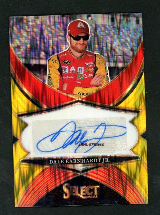 2025 Panini Select Dale Earnhardt Jr. Legendary Signatures Gold Flash /10