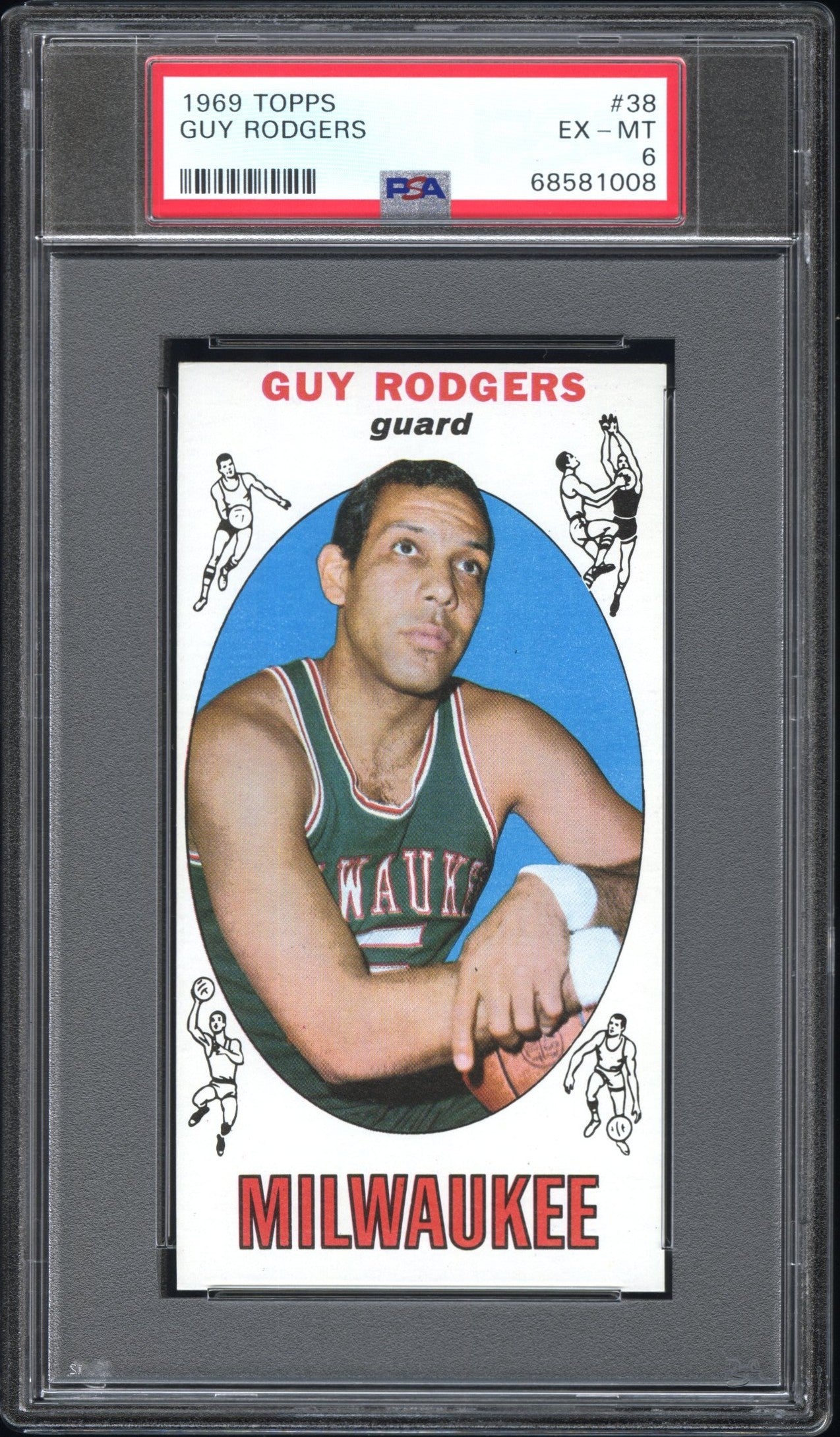 1969 Topps #38 Guy Rodgers PSA 6