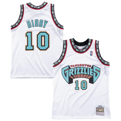 Mike Bibby Vancouver Grizzlies Mitchell & Ness 1998/99 Hardwood Classics Swingman Jersey - White