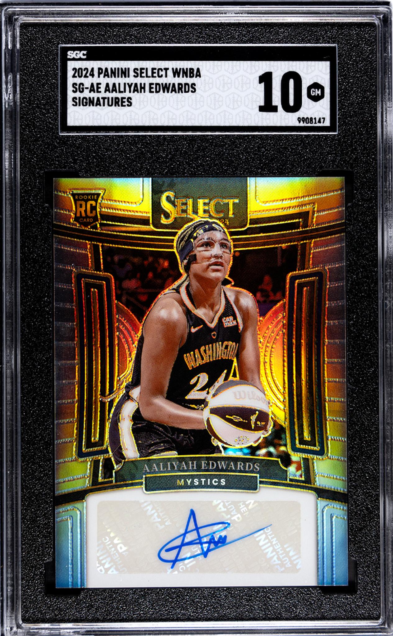 2024 Select #SG-AE Aaliyah Edwards Signatures SGC 10