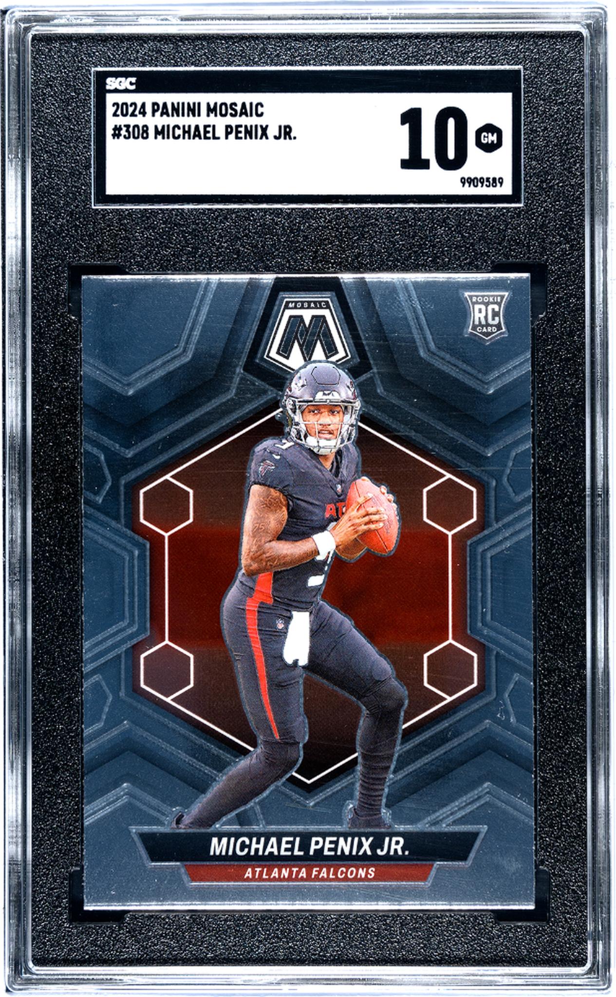 2024 Panini Mosaic #308 Michael Penix Jr. SGC 10