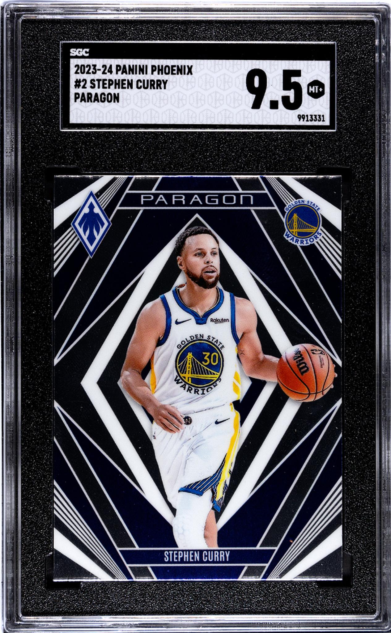 2023-24 Panini Phoenix Paragon Stephen Curry #2 SGC 9.5