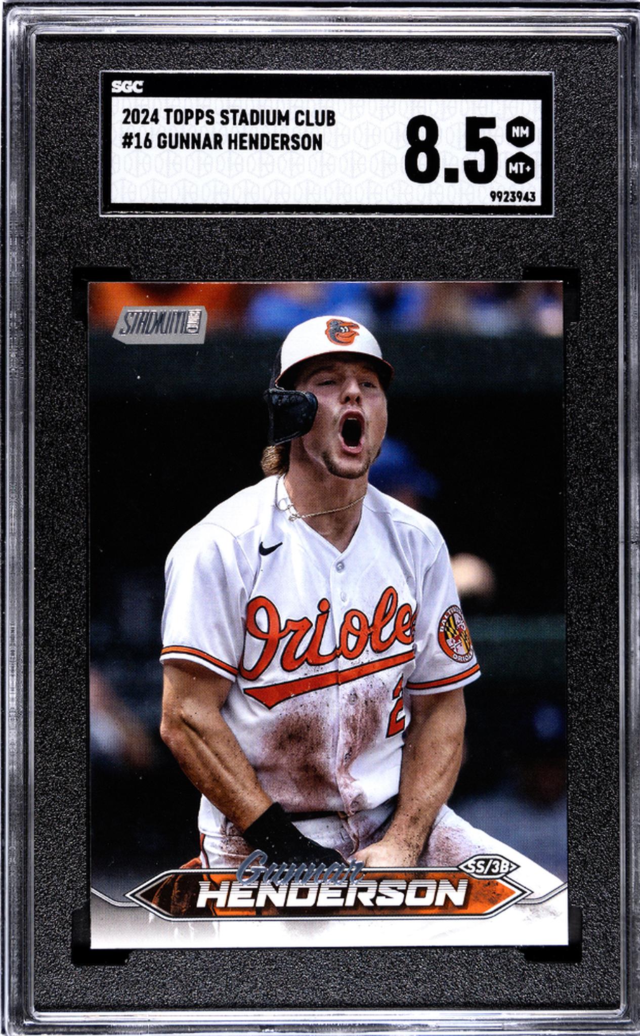 2024 Topps Stadium Club Gunnar Henderson #16 SGC 8.5
