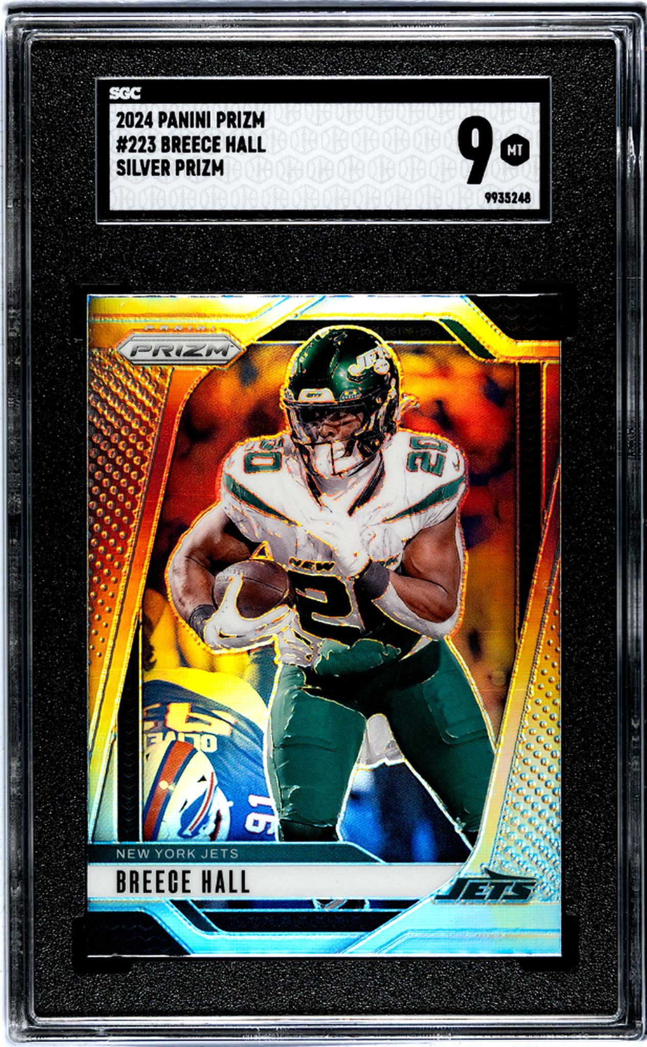 2024 Panini Prizm Silver Prizm Breece Hall #223 SGC 9
