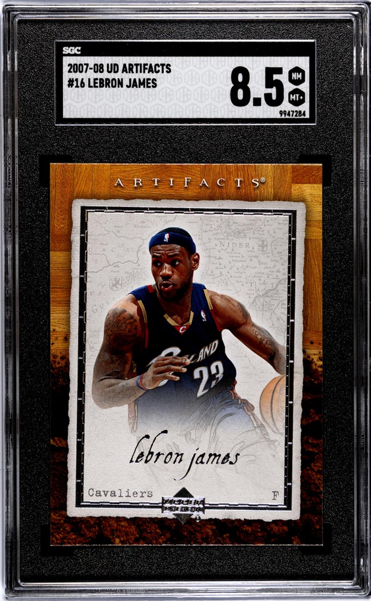 2007 Artifacts #16 LeBron James SGC 8.5