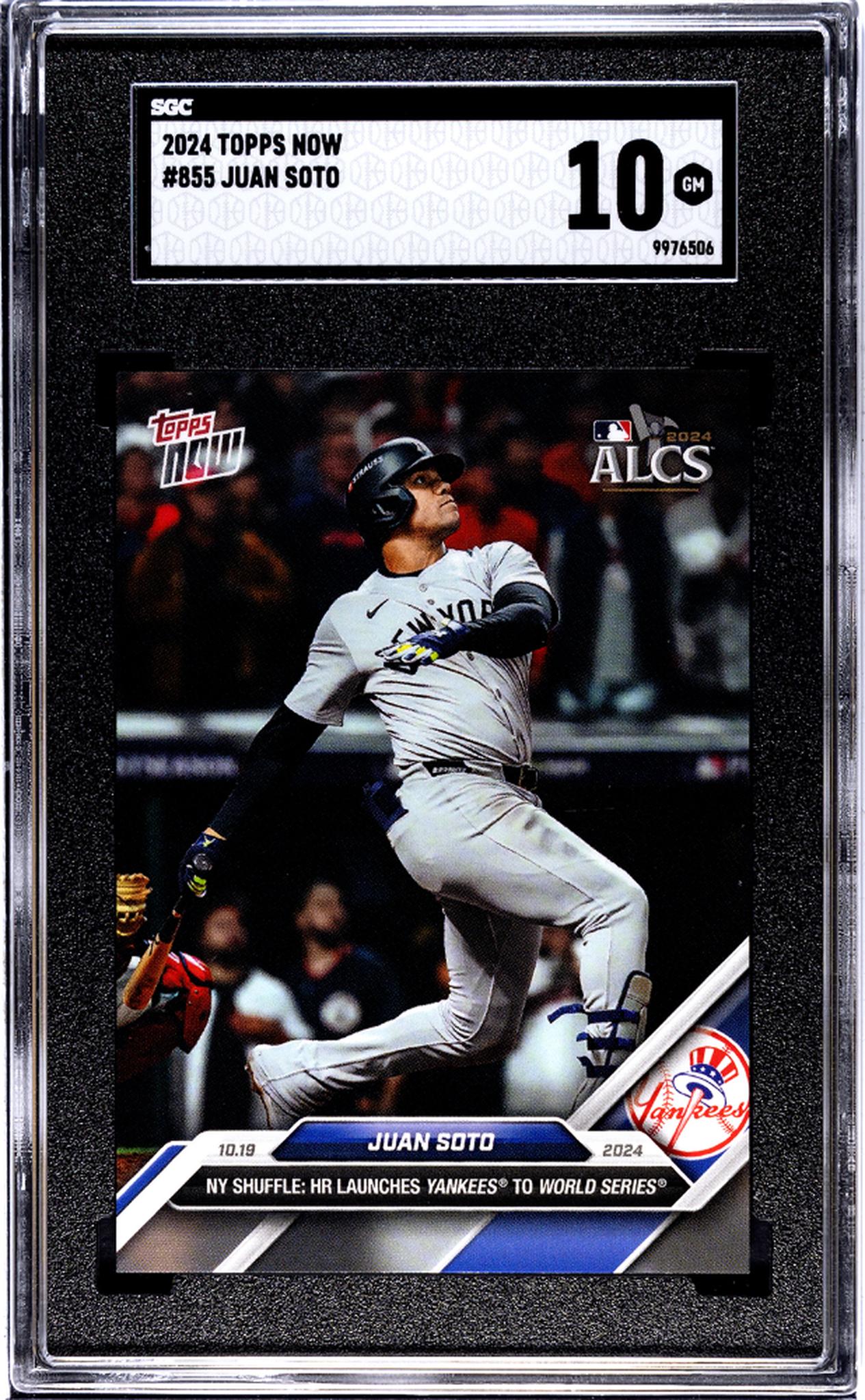 2024 Topps Now Juan Soto #855 SGC 10