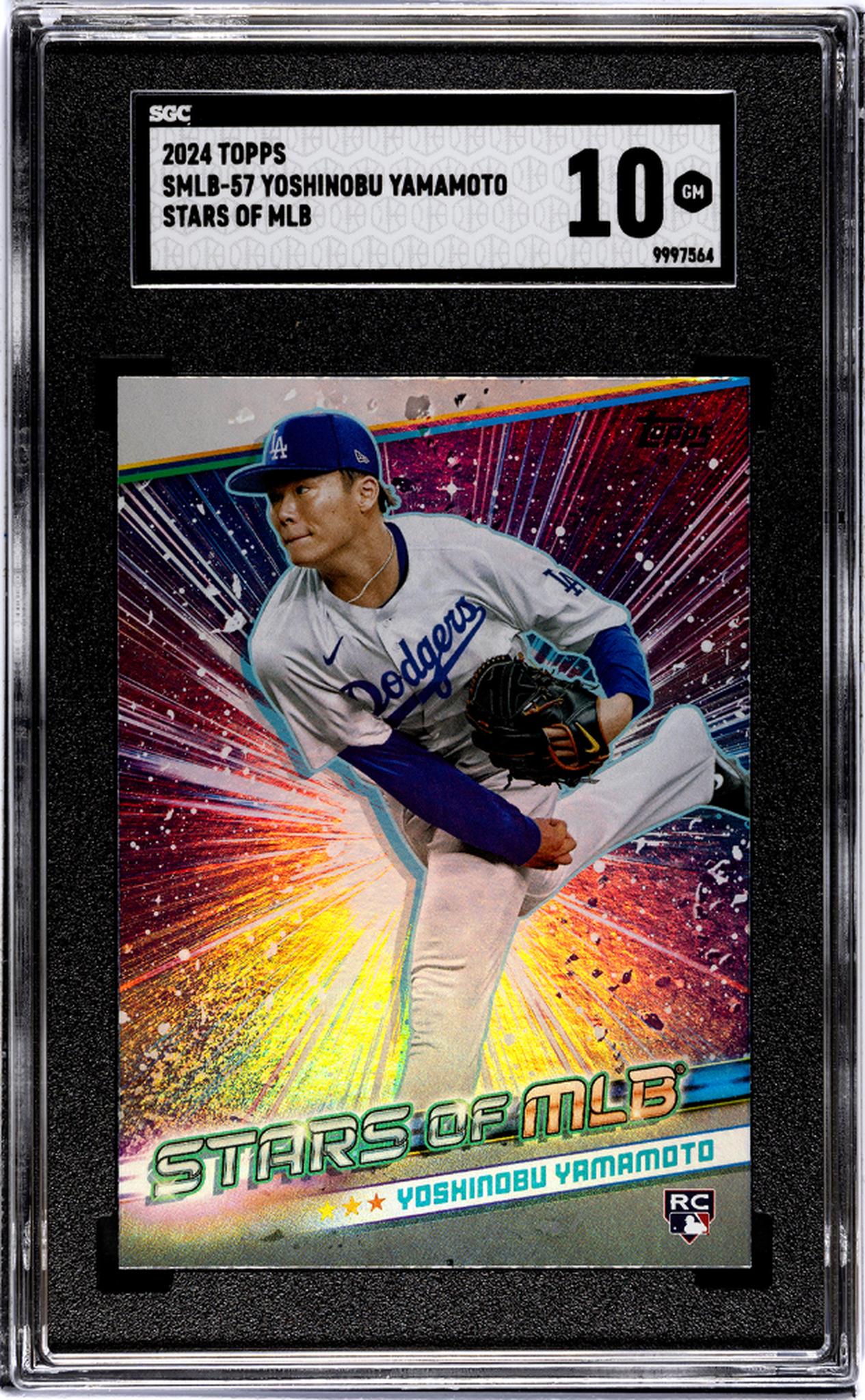 2024 Topps #SMLB-57 Yoshinobu Yamamoto Stars of MLB SGC 10