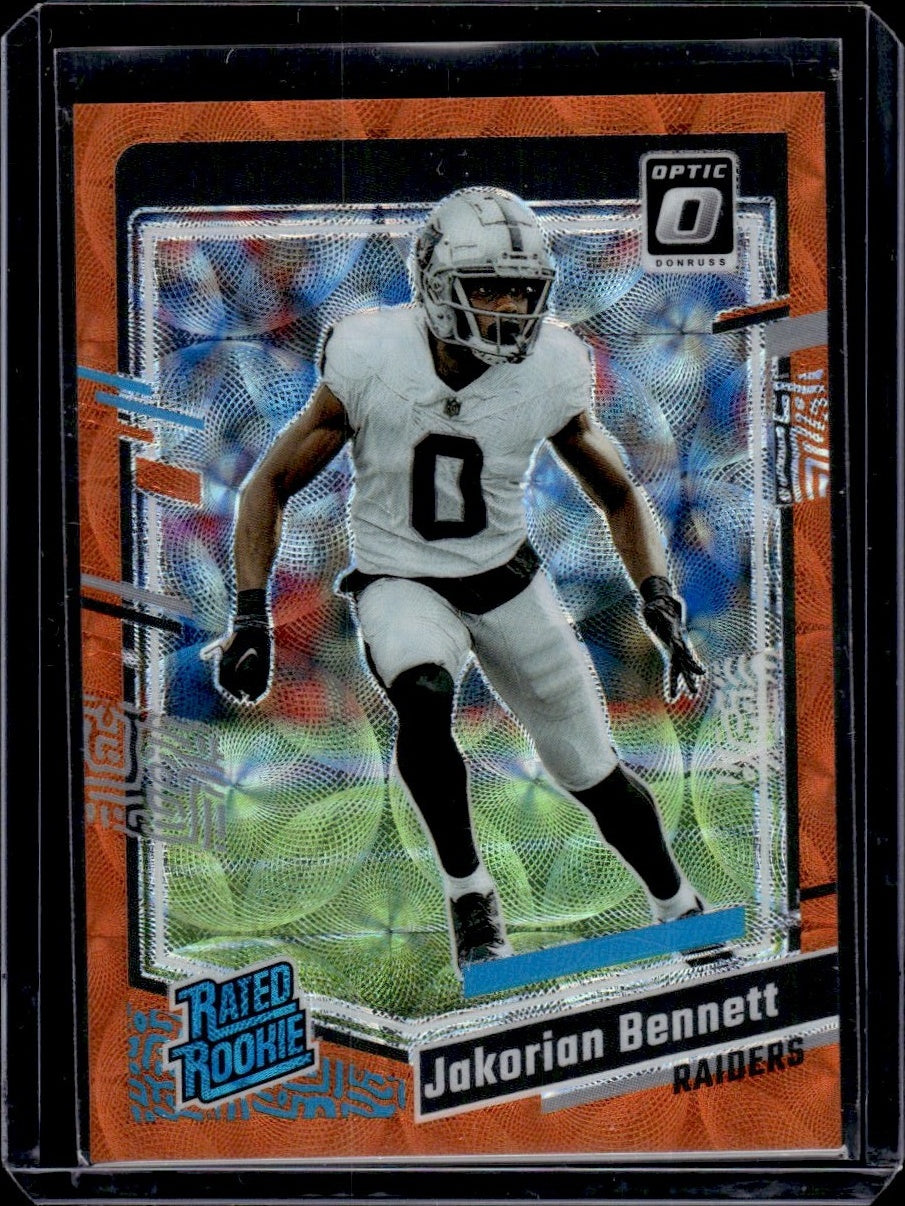 2023 Panini Donruss #259 Jakorian Bennett Prizm Rookie /79 Raiders