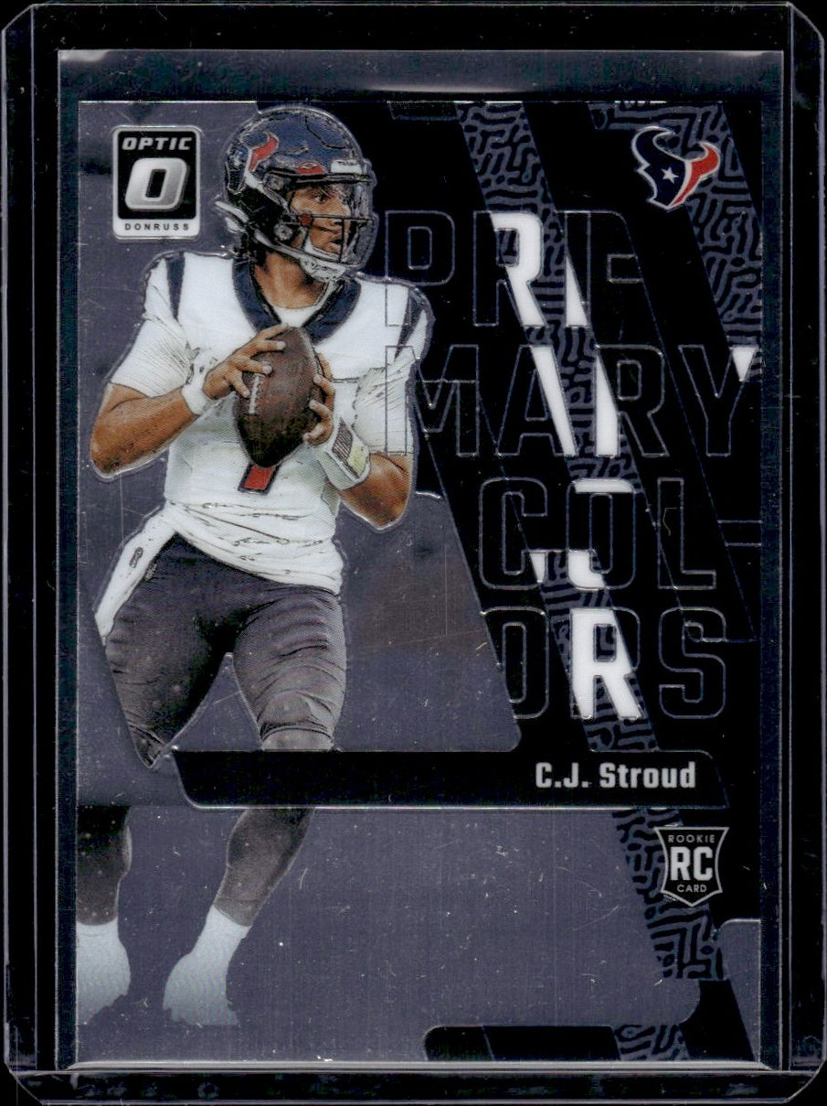 2023 Panini Donruss Optic #5 C.J. Stroud Primary Colors Rookie Houston Texans