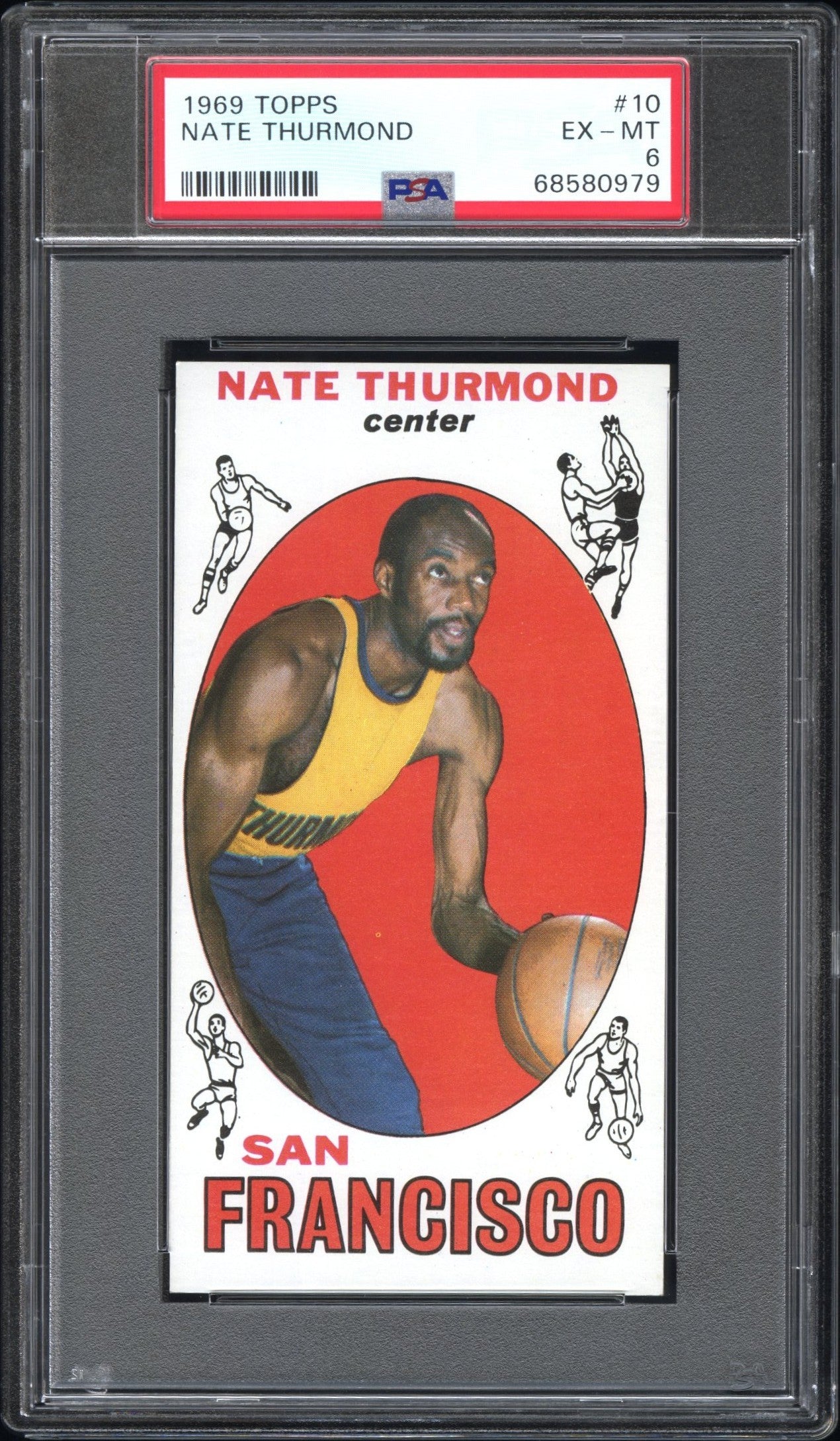 1969 Topps #10 Nate Thurmond PSA 6